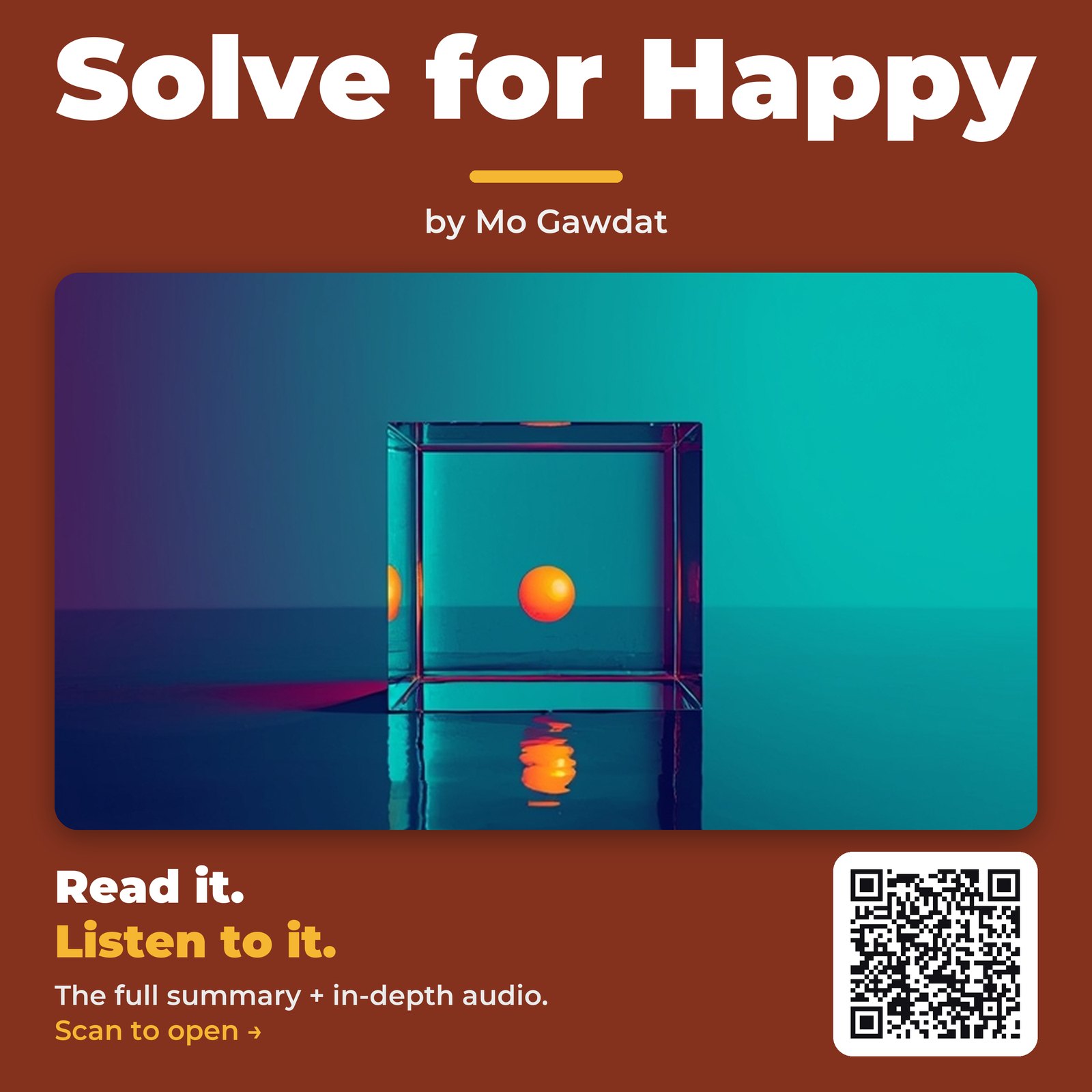 Solve for Happy — by Mo Gawdat