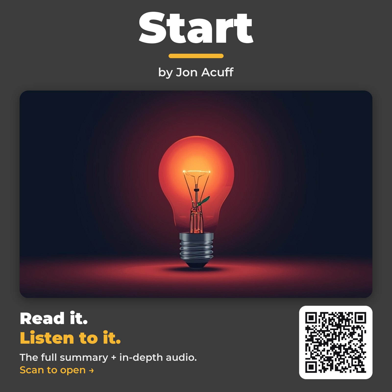 Start — by Jon Acuff