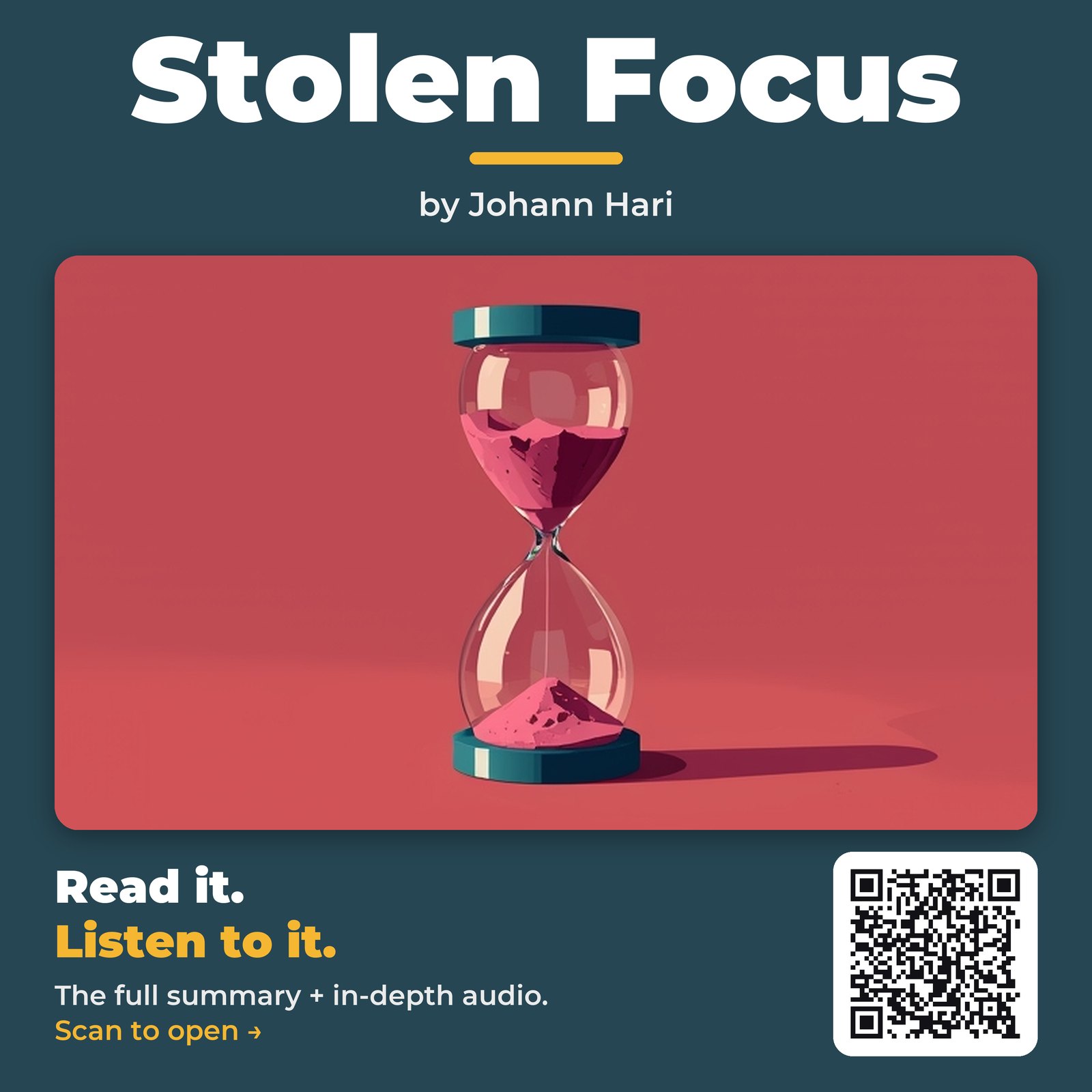 Stolen Focus — by Johann Hari