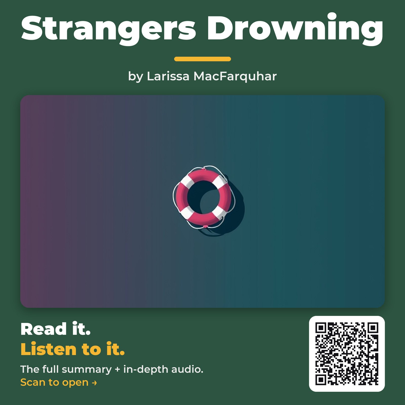 Strangers Drowning — by Larissa MacFarquhar