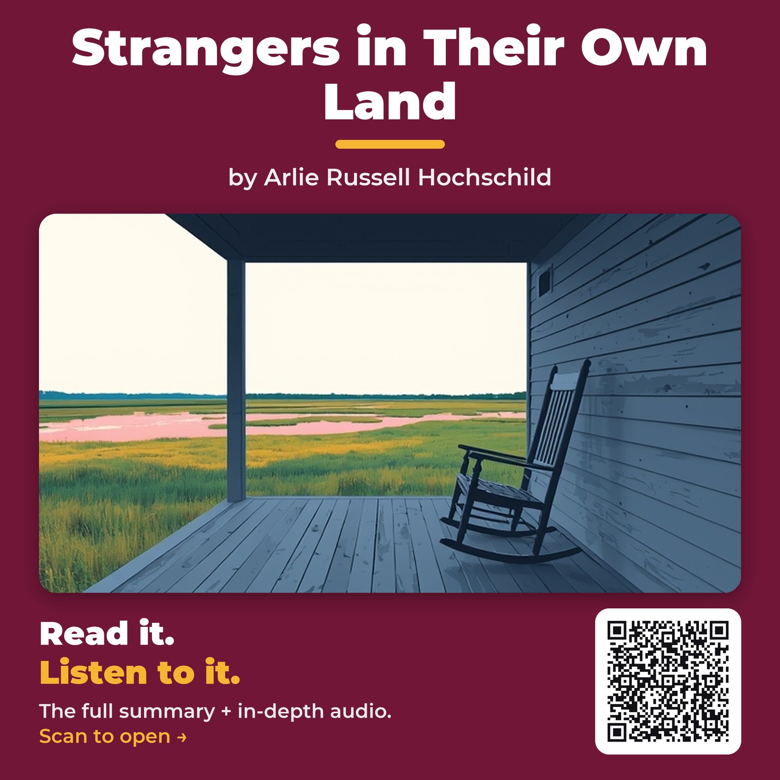 Strangers in Their Own Land — by Arlie Russell Hochschild