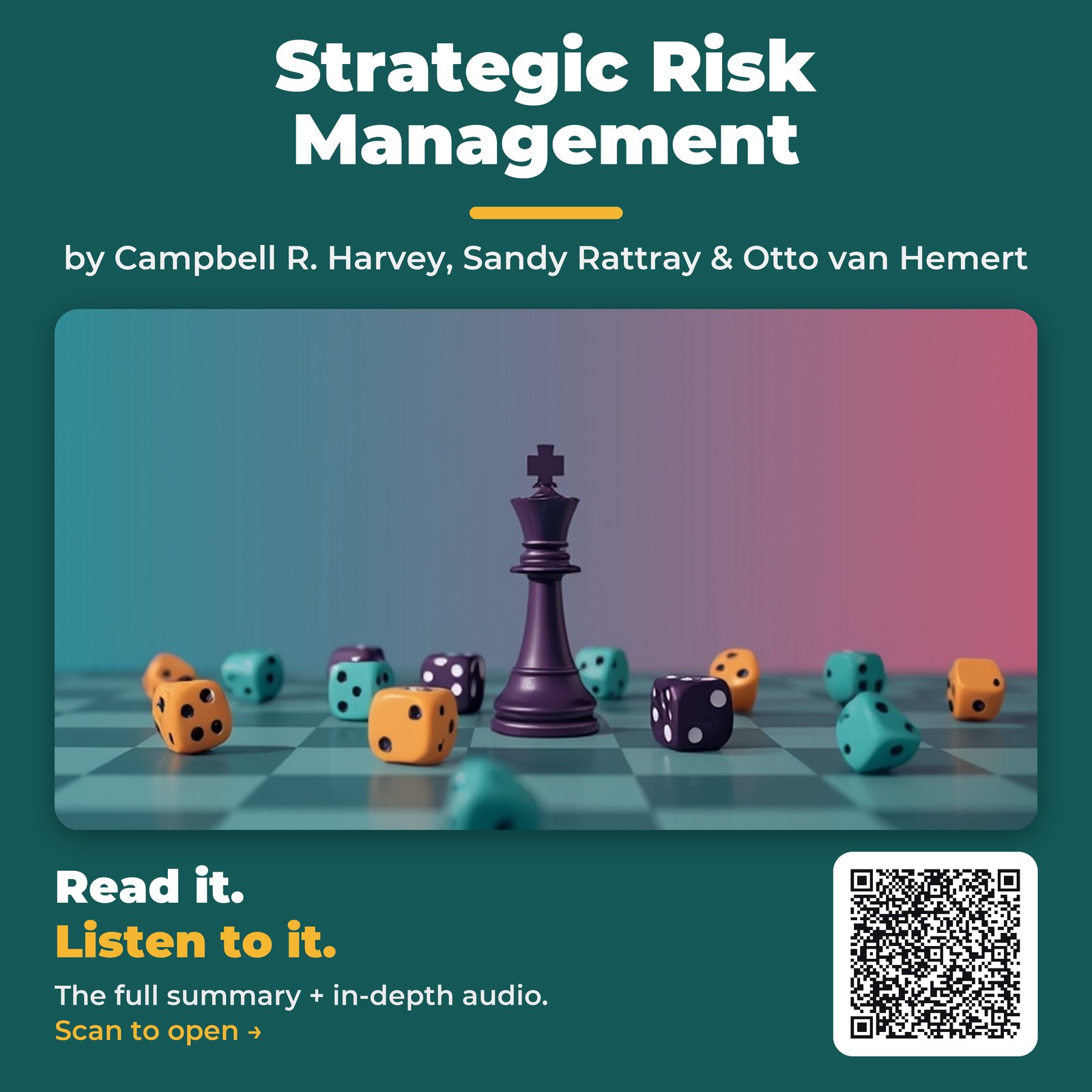 Strategic Risk Management — by Campbell R. Harvey, Sandy Rattray & Otto van Hemert