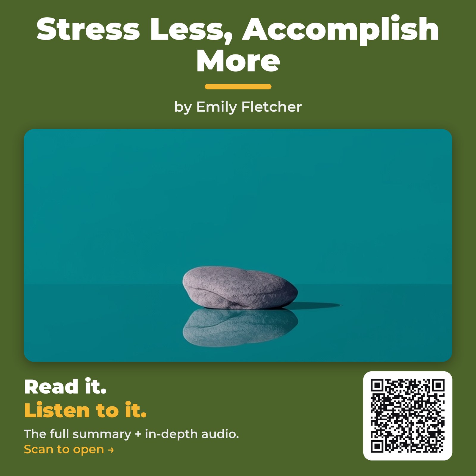 Stress Less, Accomplish More — by Emily Fletcher
