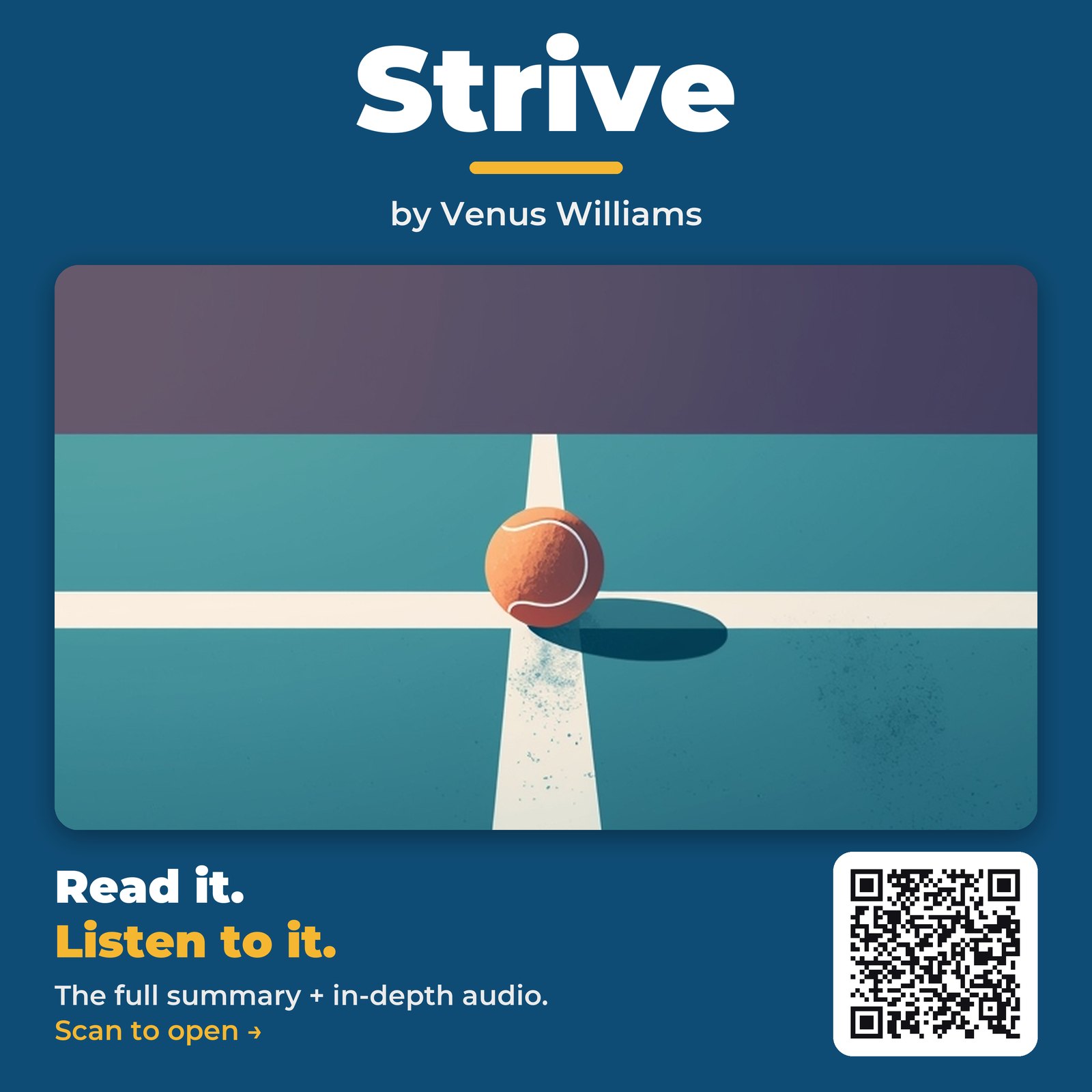 Strive — by Venus Williams