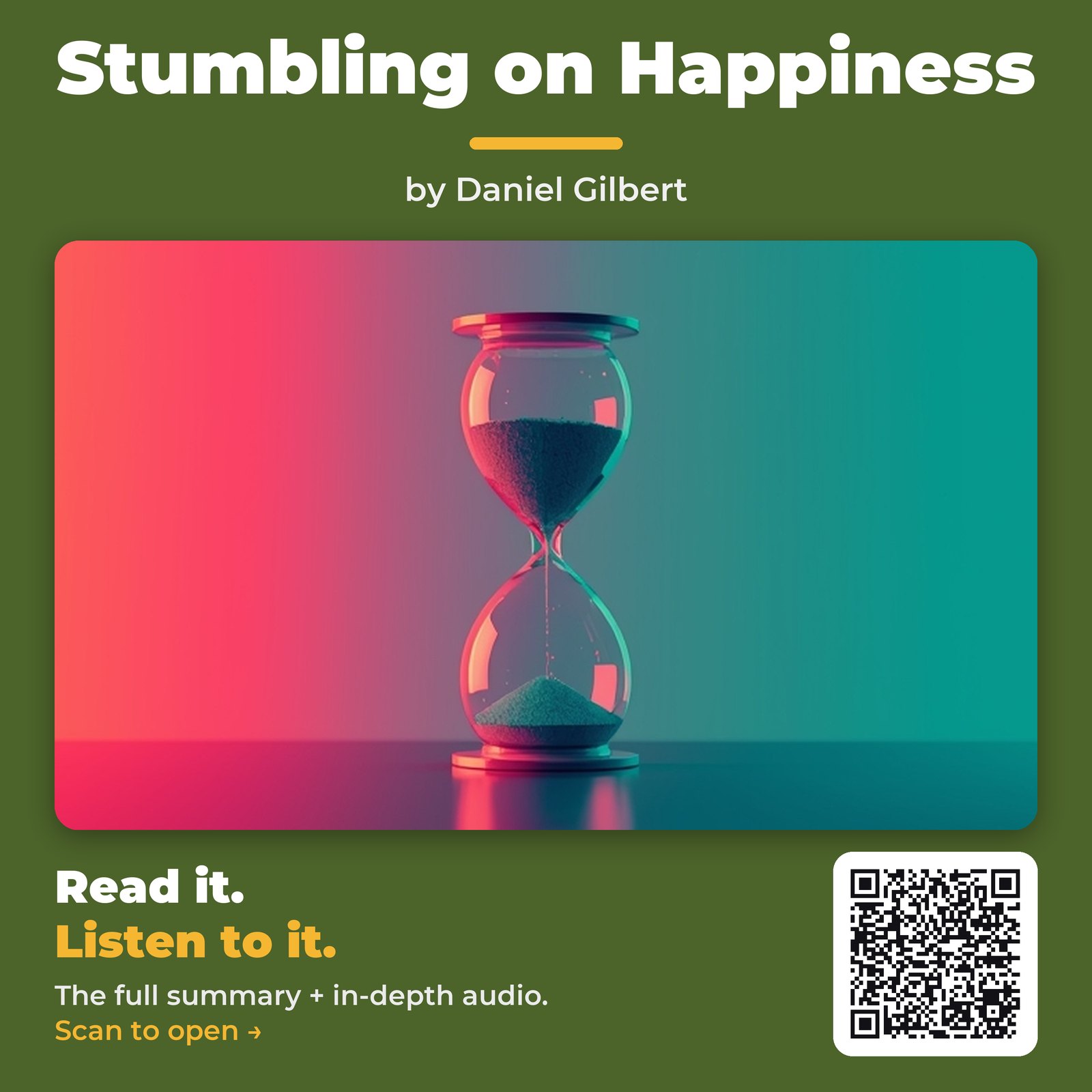 Stumbling on Happiness — by Daniel Gilbert
