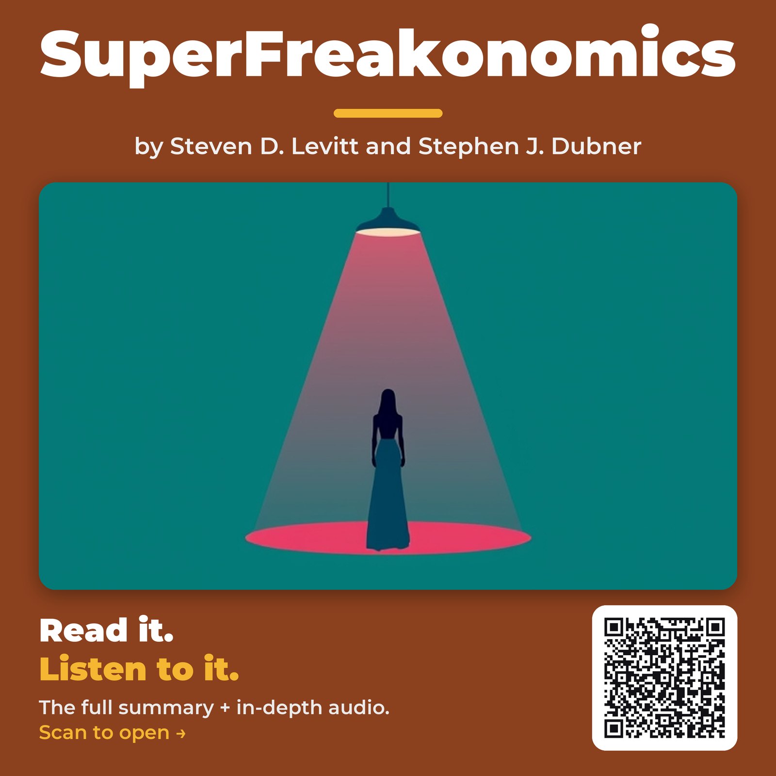 SuperFreakonomics — by Steven D. Levitt and Stephen J. Dubner