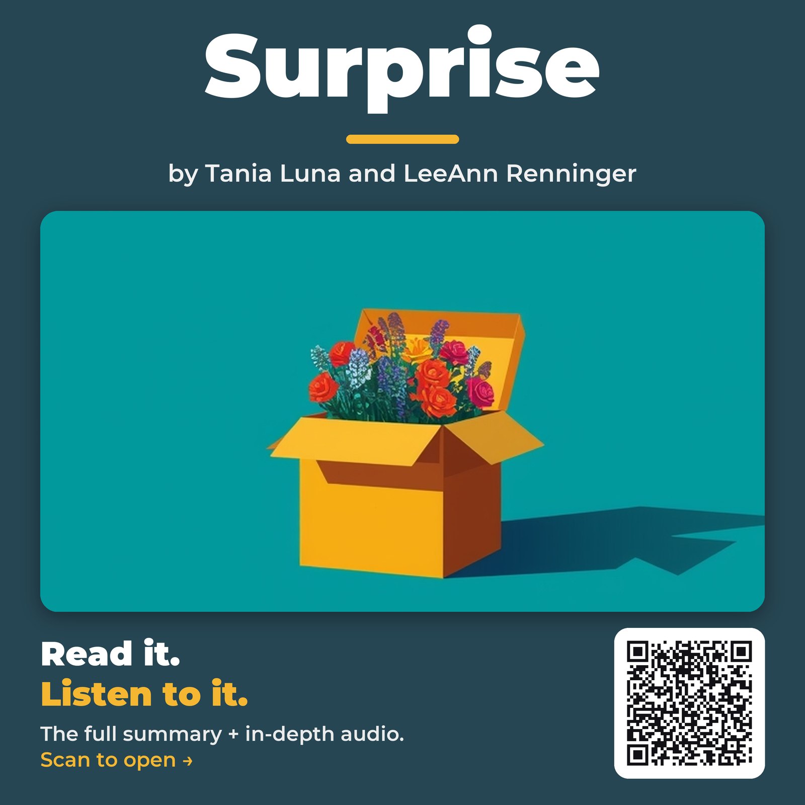 Surprise — by Tania Luna and LeeAnn Renninger