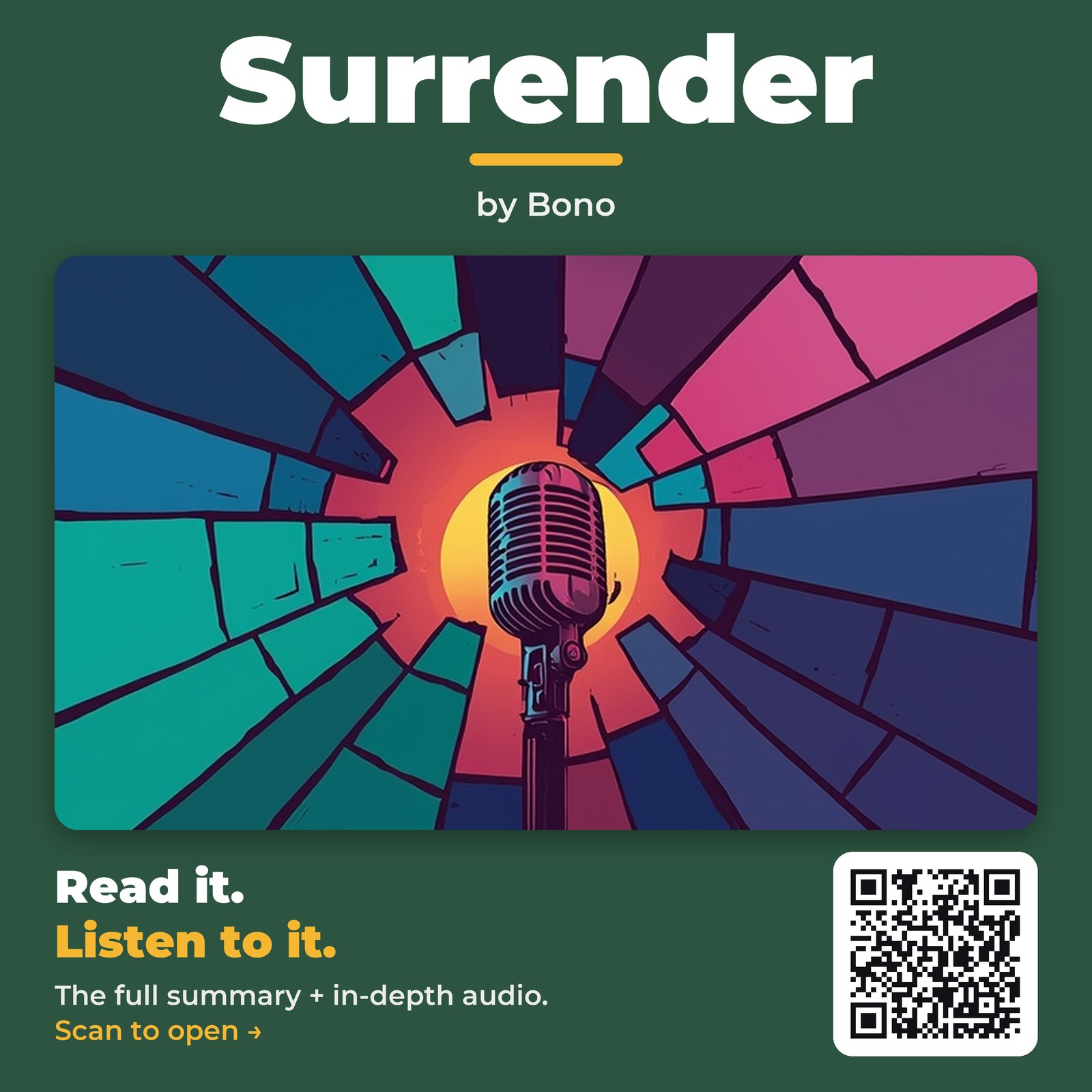 Surrender — by Bono