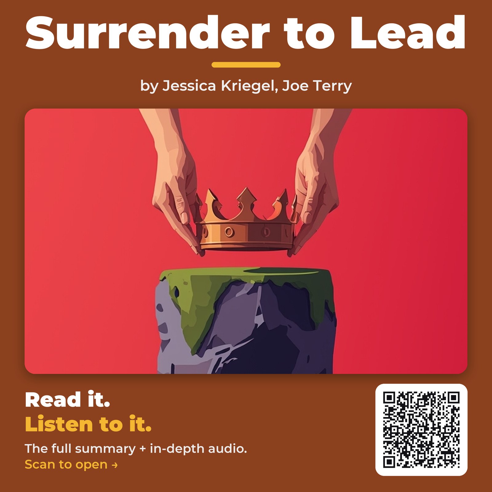 Surrender to Lead — by Jessica Kriegel, Joe Terry