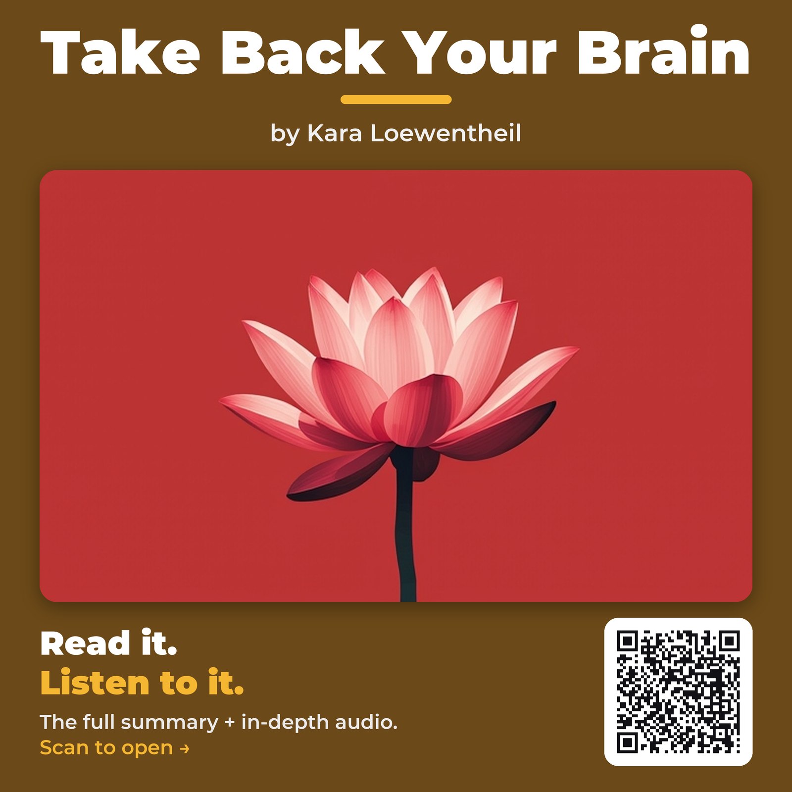 Take Back Your Brain — by Kara Loewentheil