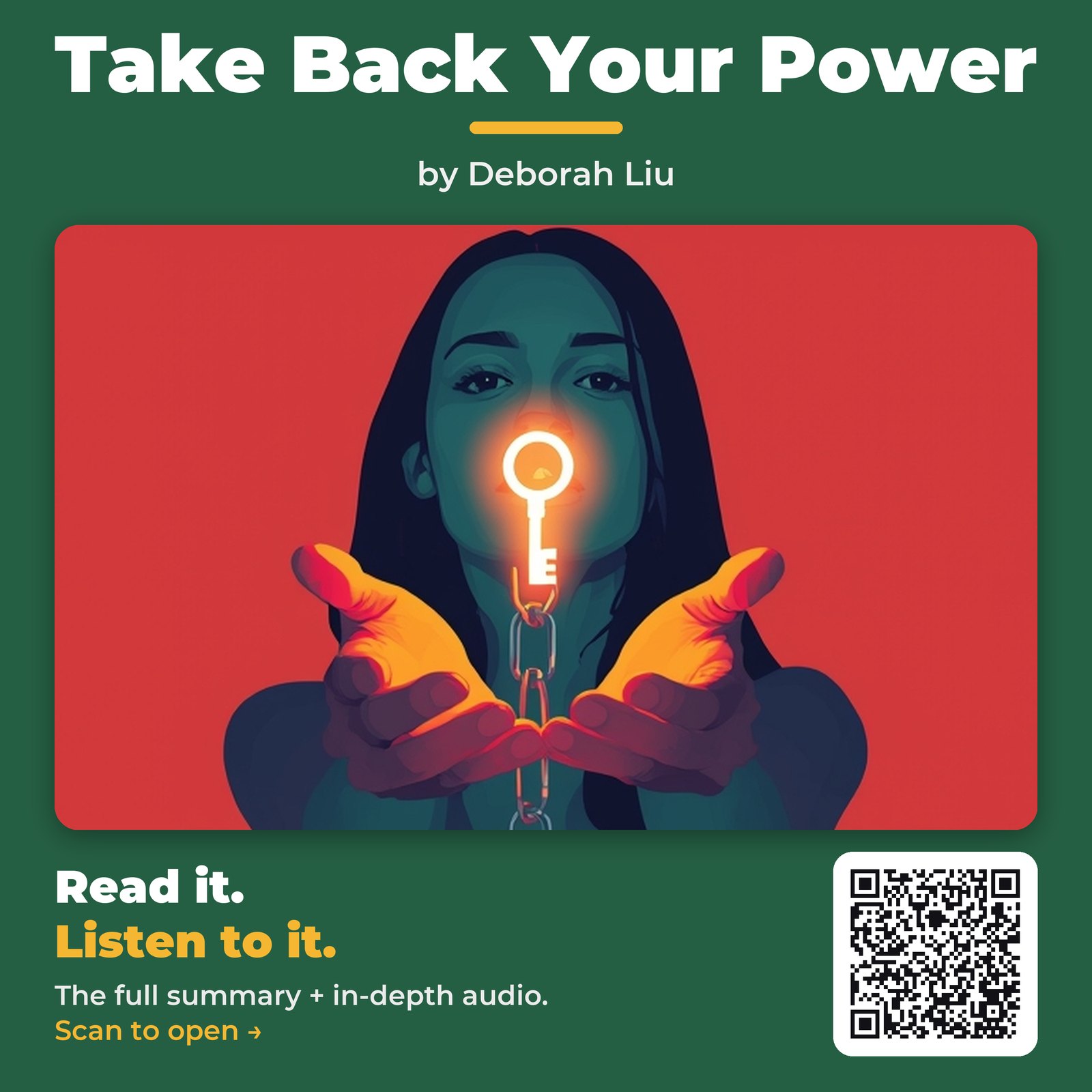 Take Back Your Power — by Deborah Liu