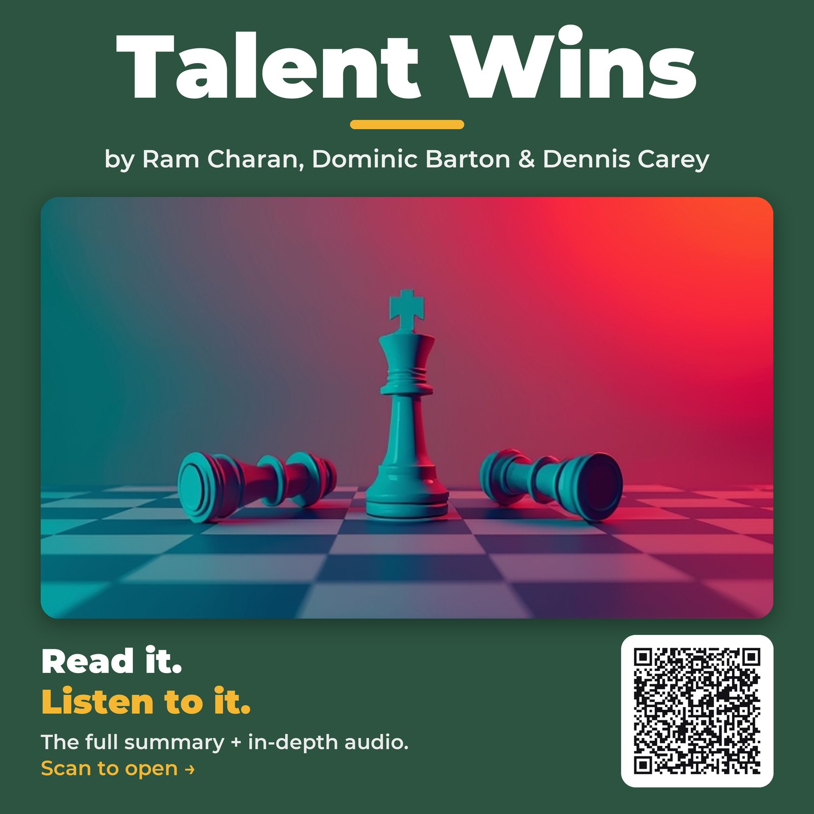 Talent Wins — by Ram Charan, Dominic Barton & Dennis Carey