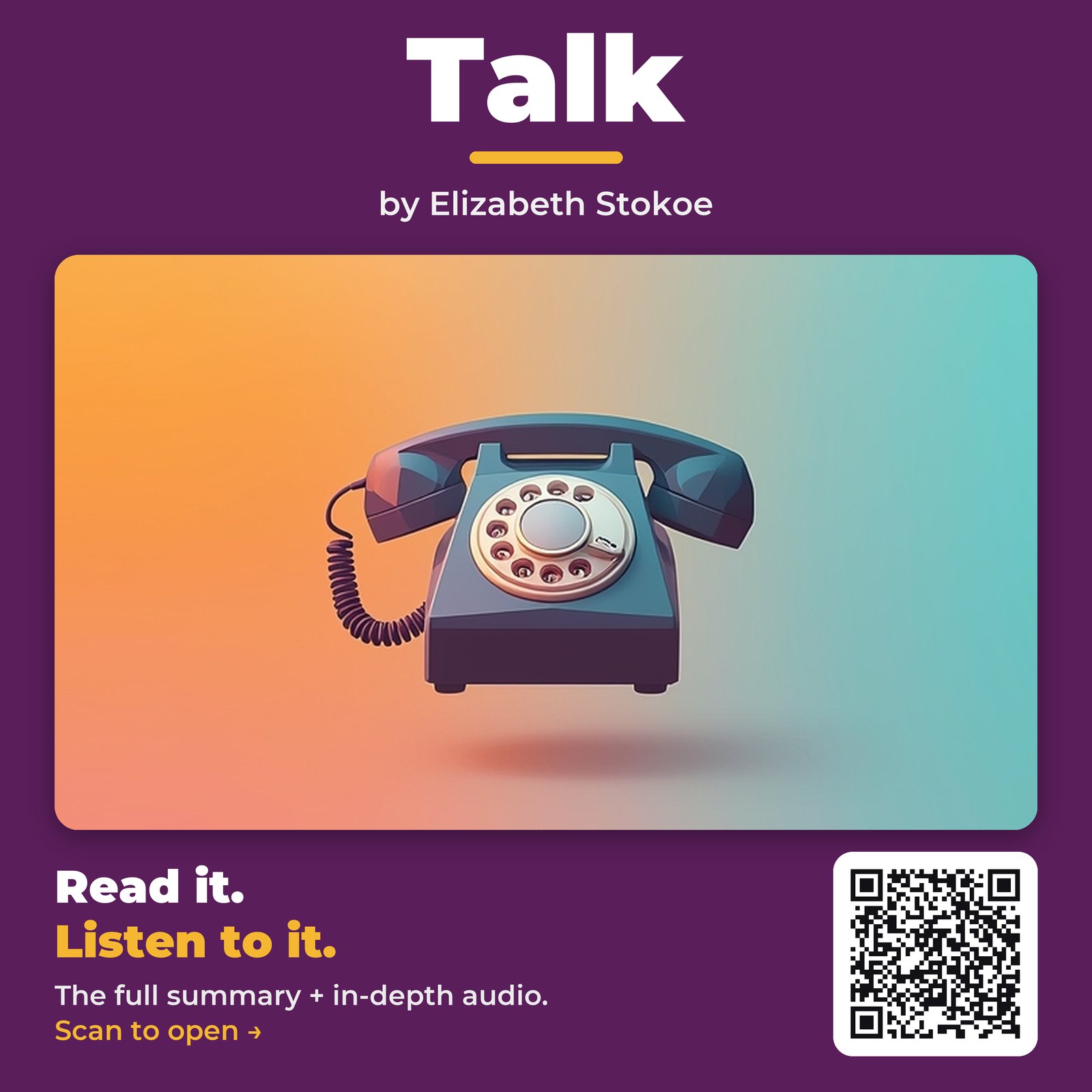 Talk — by Elizabeth Stokoe