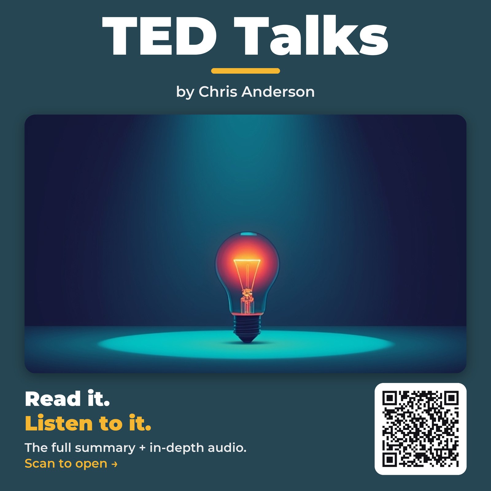 TED Talks — by Chris Anderson