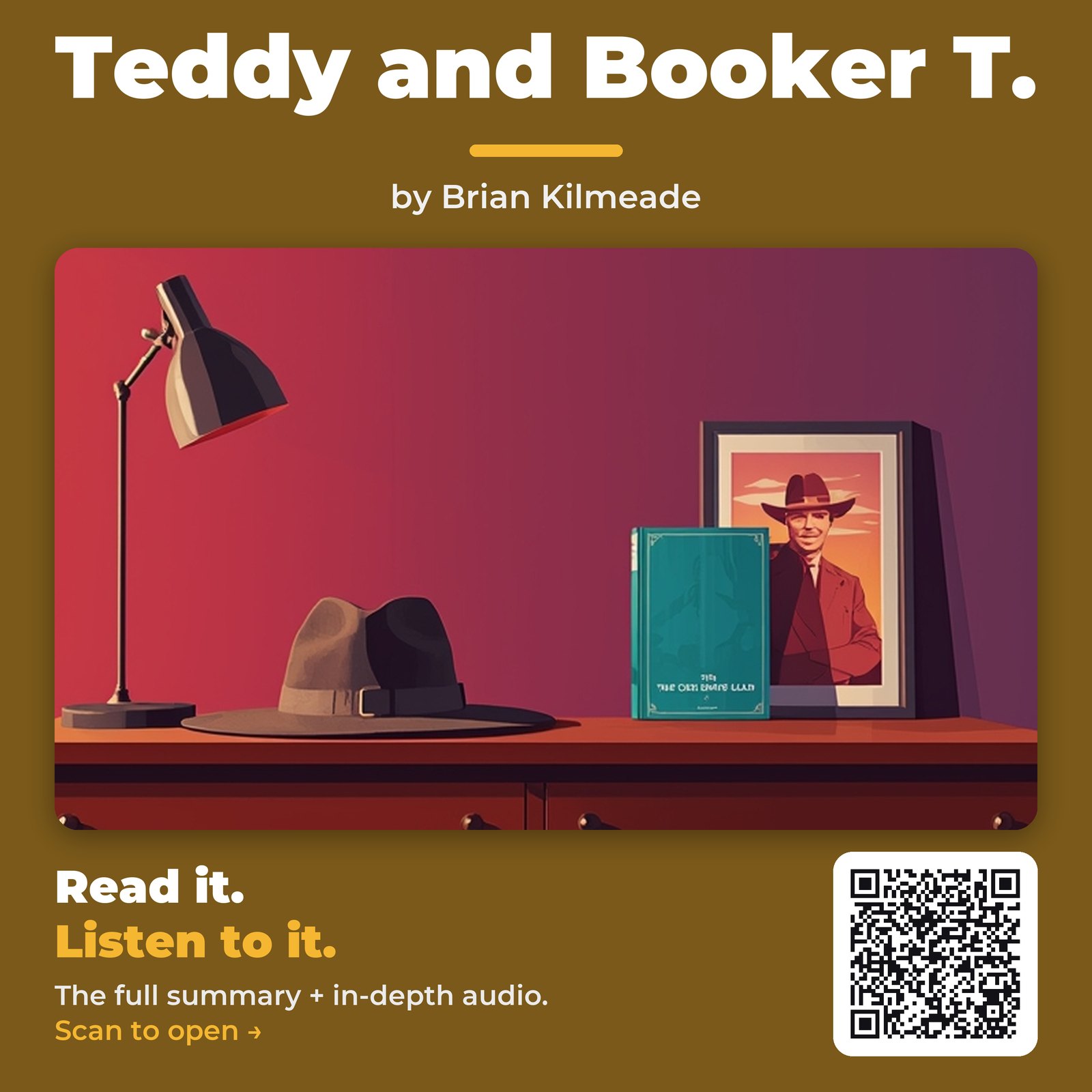 Teddy and Booker T. — by Brian Kilmeade