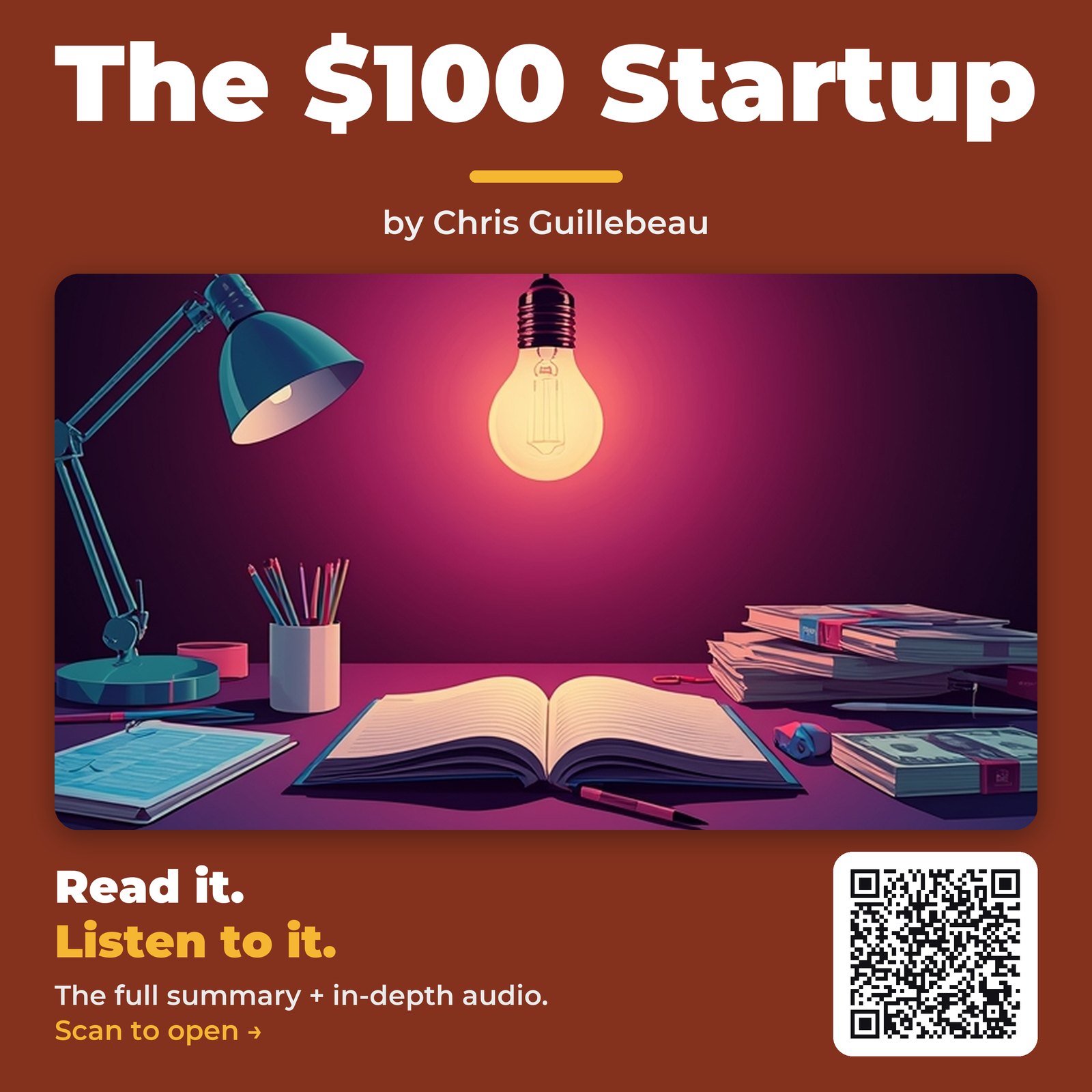The $100 Startup — by Chris Guillebeau
