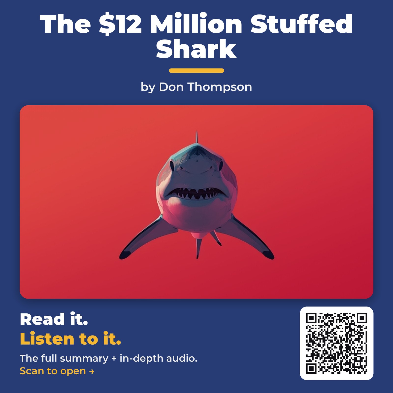 The $12 Million Stuffed Shark — by Don Thompson