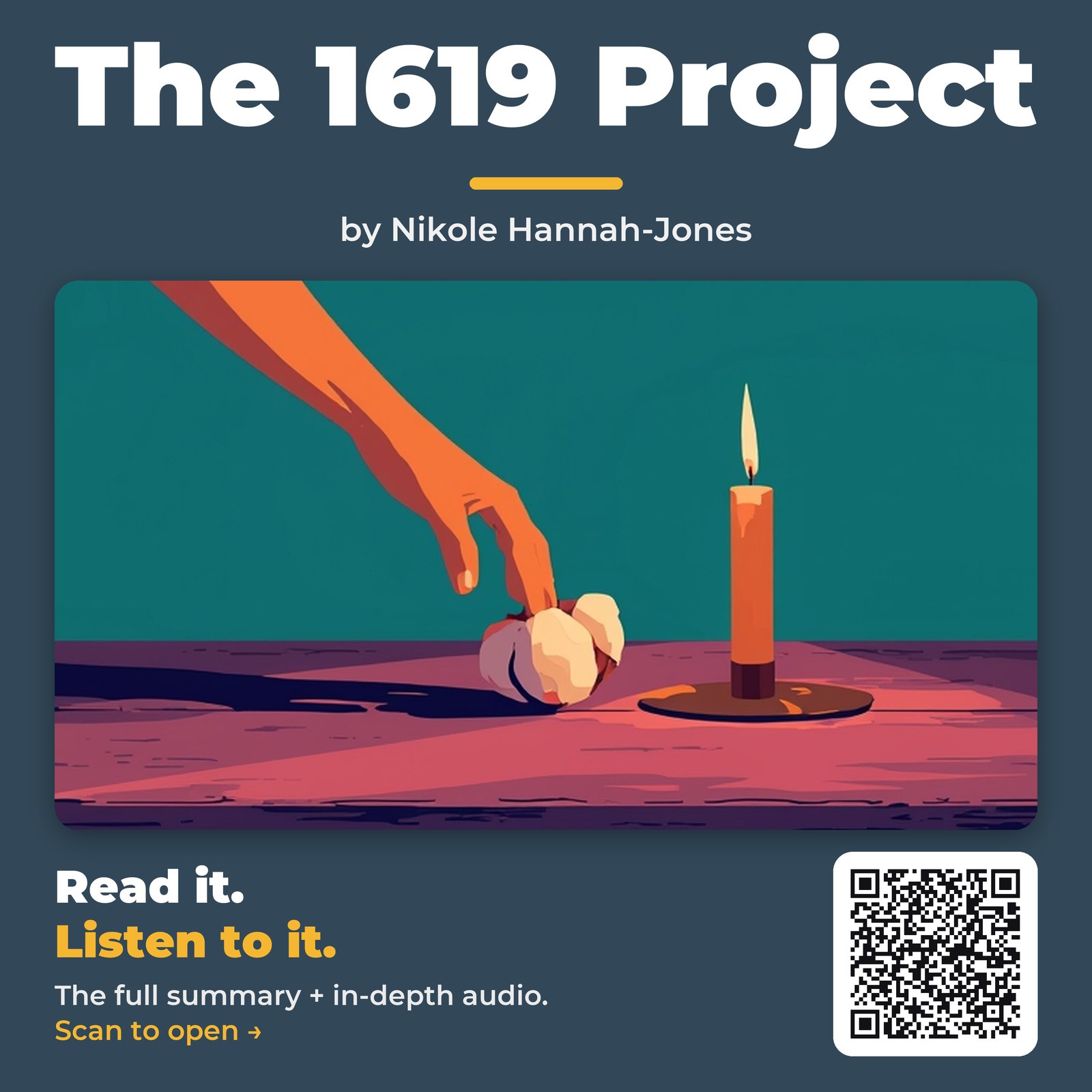 The 1619 Project — by Nikole Hannah-Jones