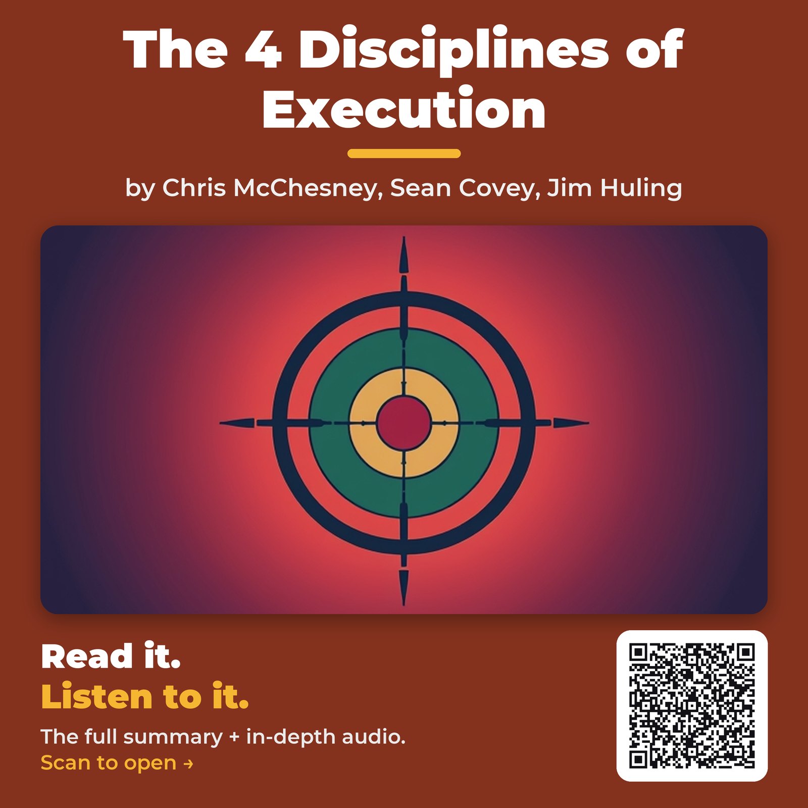 The 4 Disciplines of Execution — by Chris McChesney, Sean Covey, Jim Huling