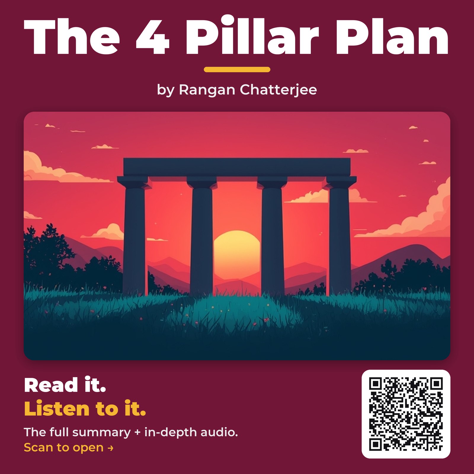 The 4 Pillar Plan — by Rangan Chatterjee