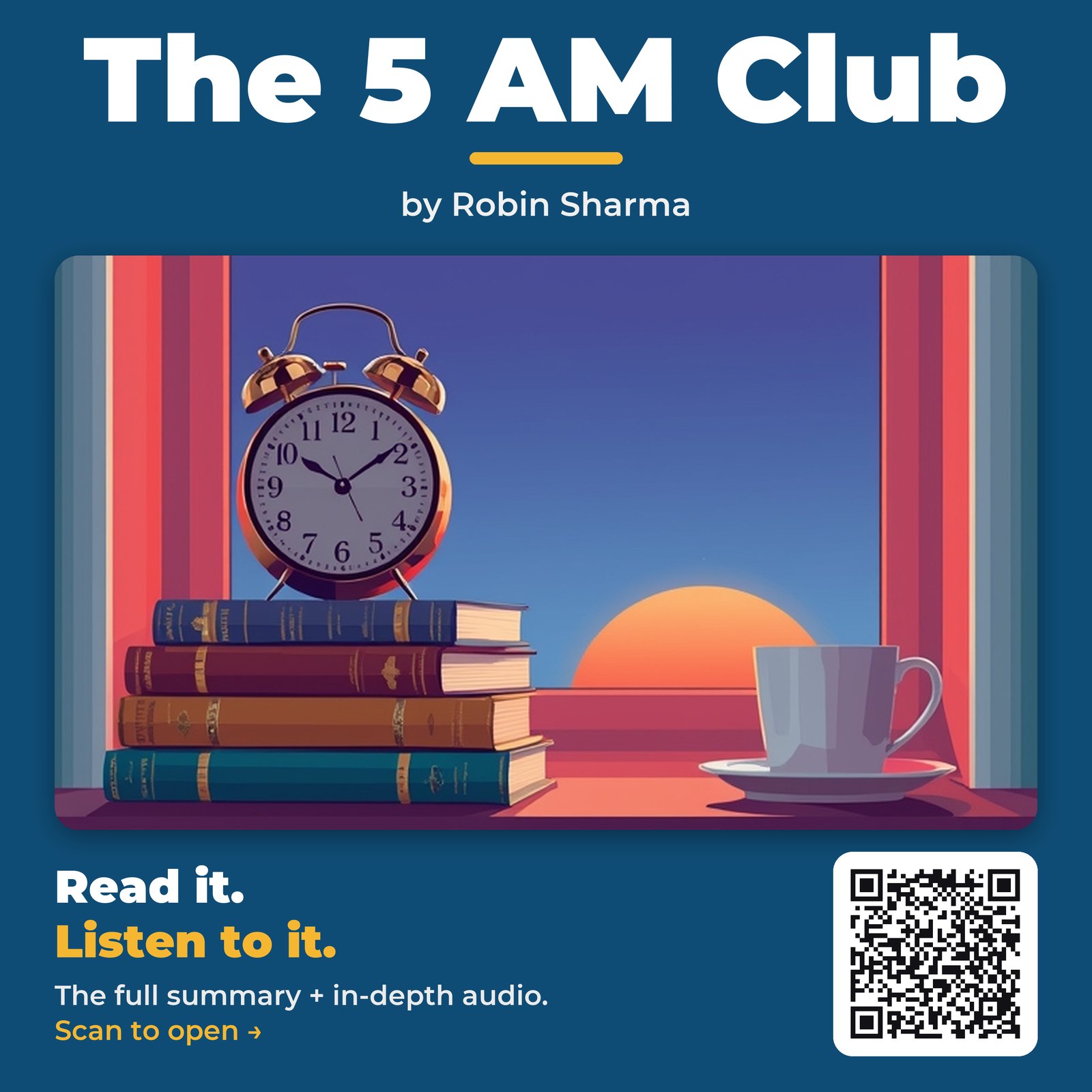 The 5 AM Club — by Robin Sharma