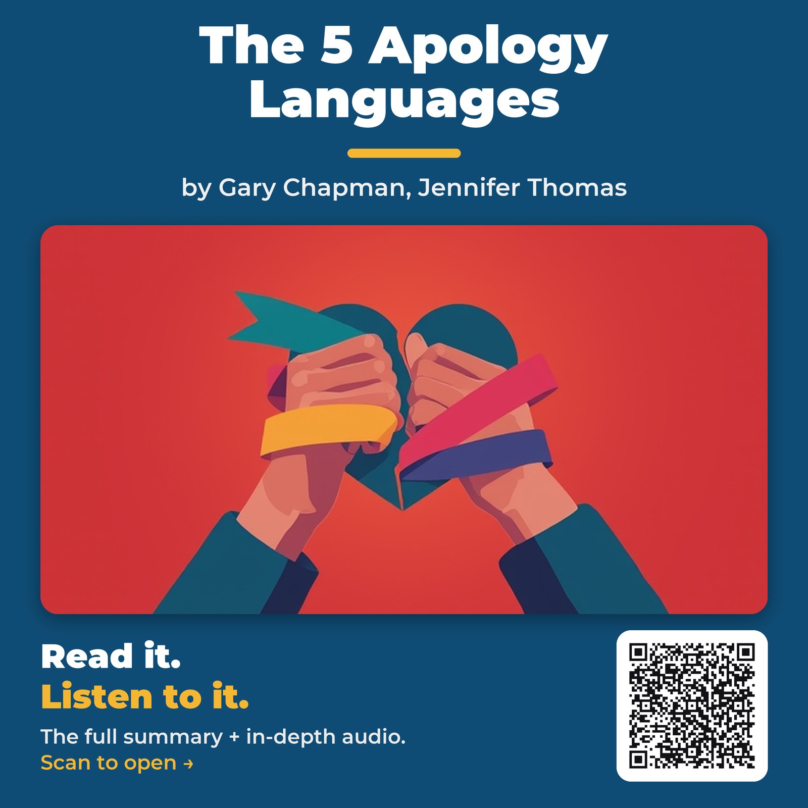 The 5 Apology Languages — by Gary Chapman, Jennifer Thomas