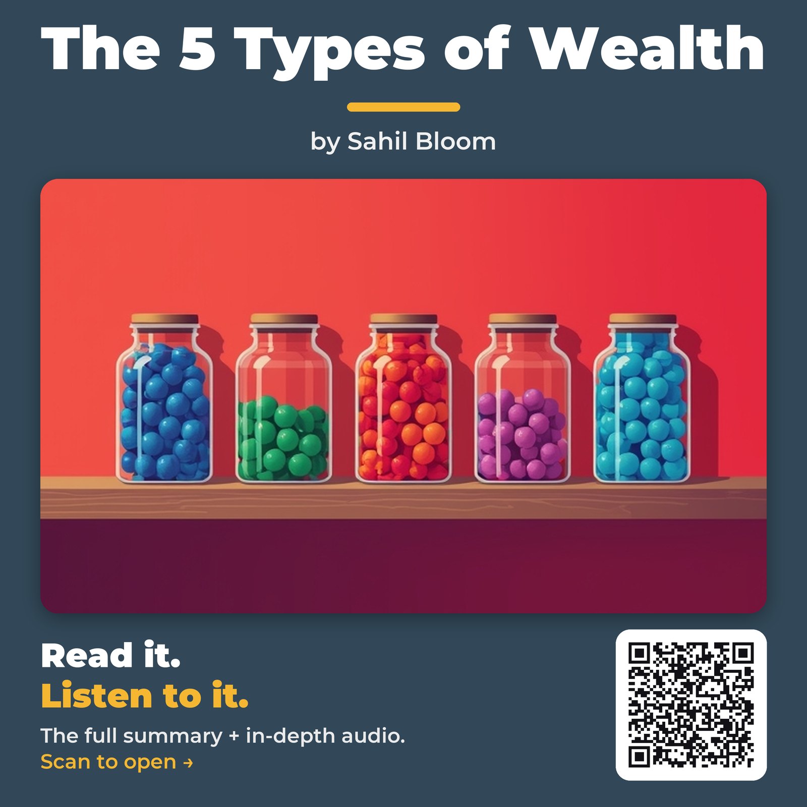 The 5 Types of Wealth — by Sahil Bloom