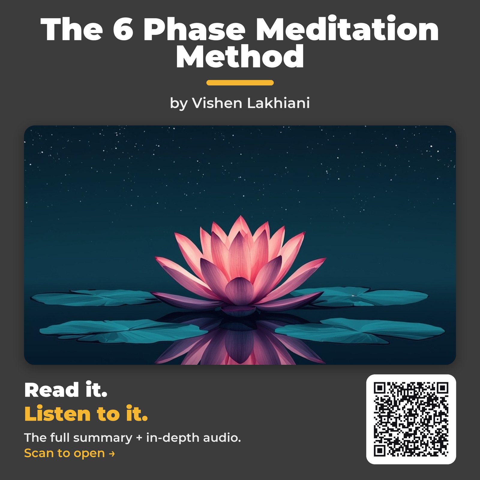 The 6 Phase Meditation Method — by Vishen Lakhiani