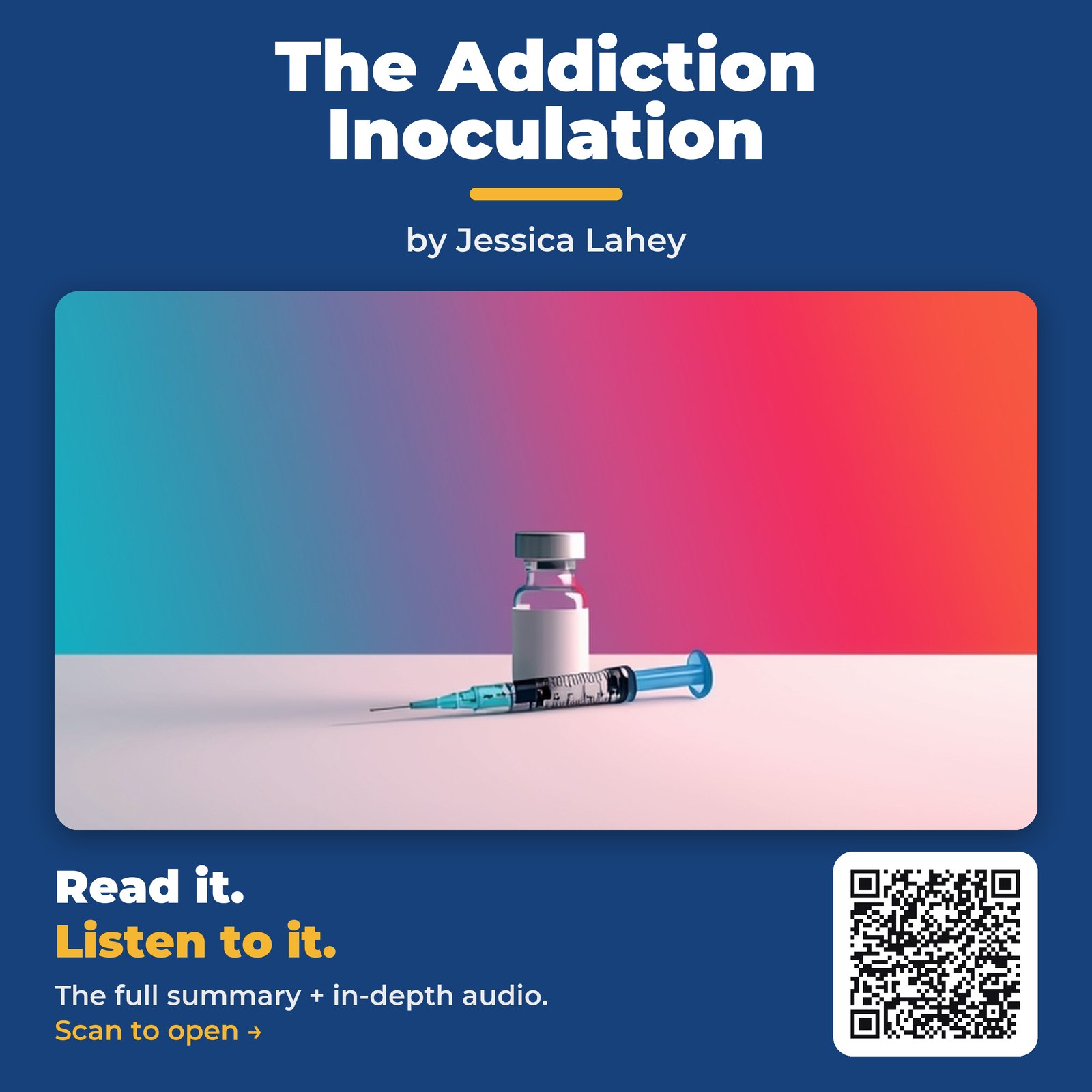 The Addiction Inoculation — by Jessica Lahey
