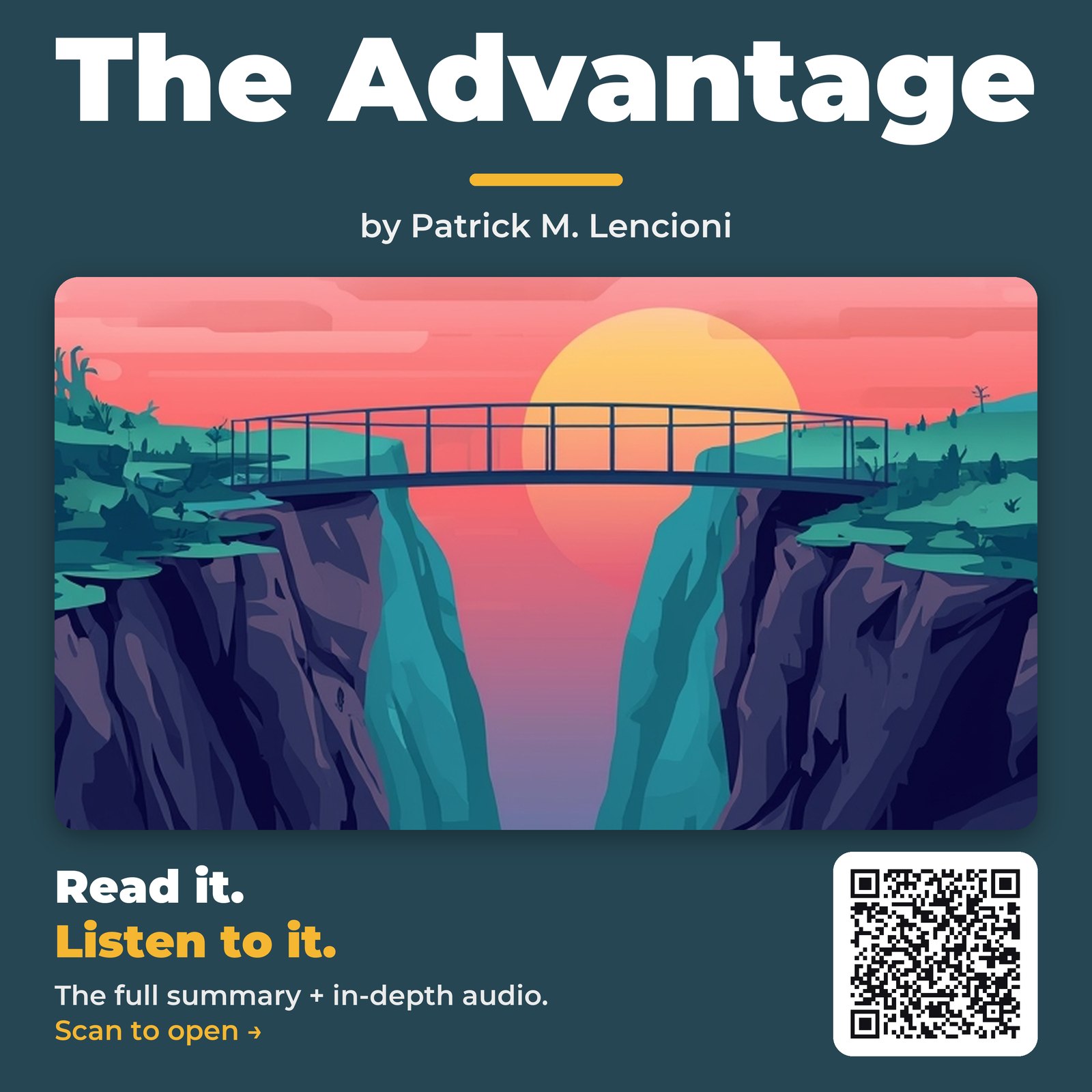 The Advantage — by Patrick M. Lencioni