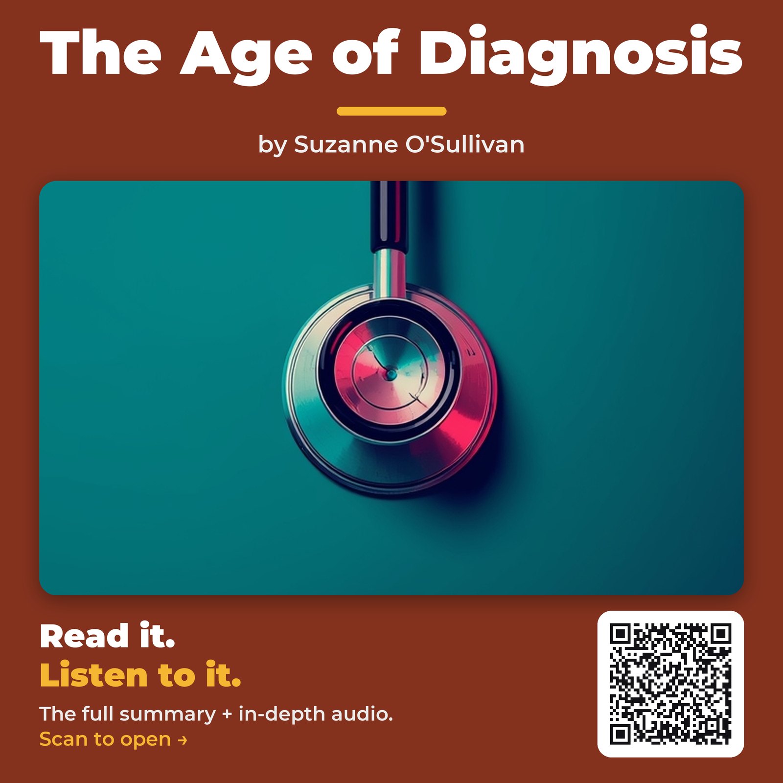 The Age of Diagnosis — by Suzanne O’Sullivan