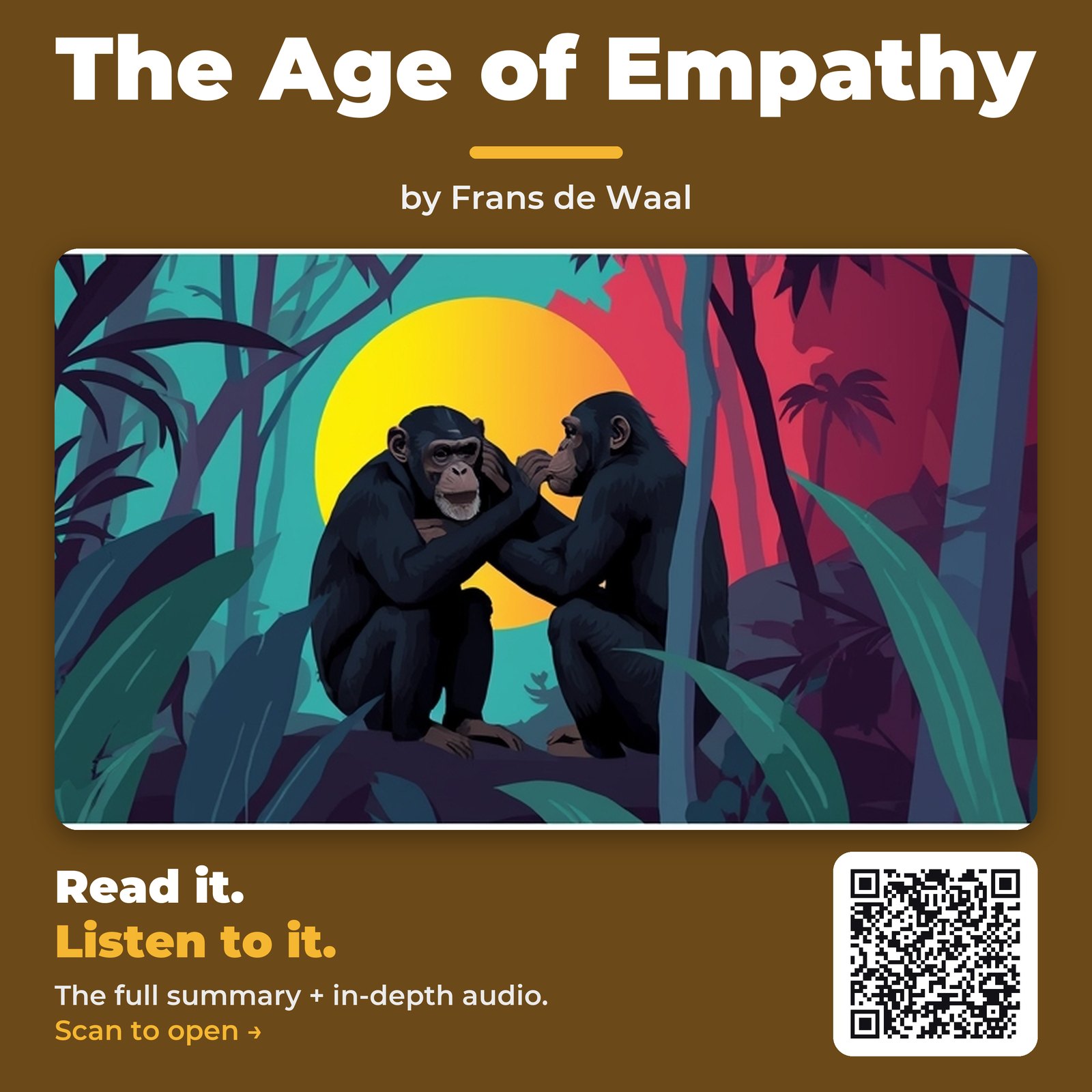 The Age of Empathy — by Frans de Waal