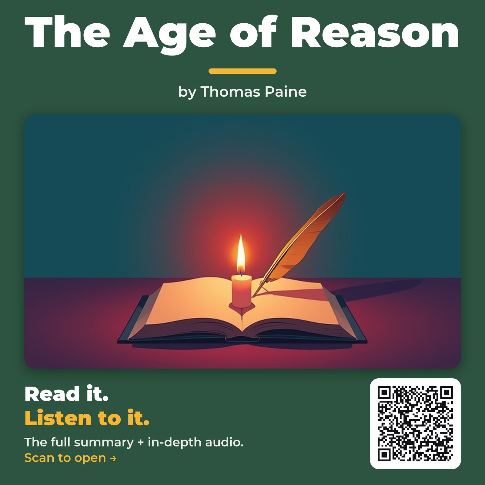 The Age of Reason — by Thomas Paine