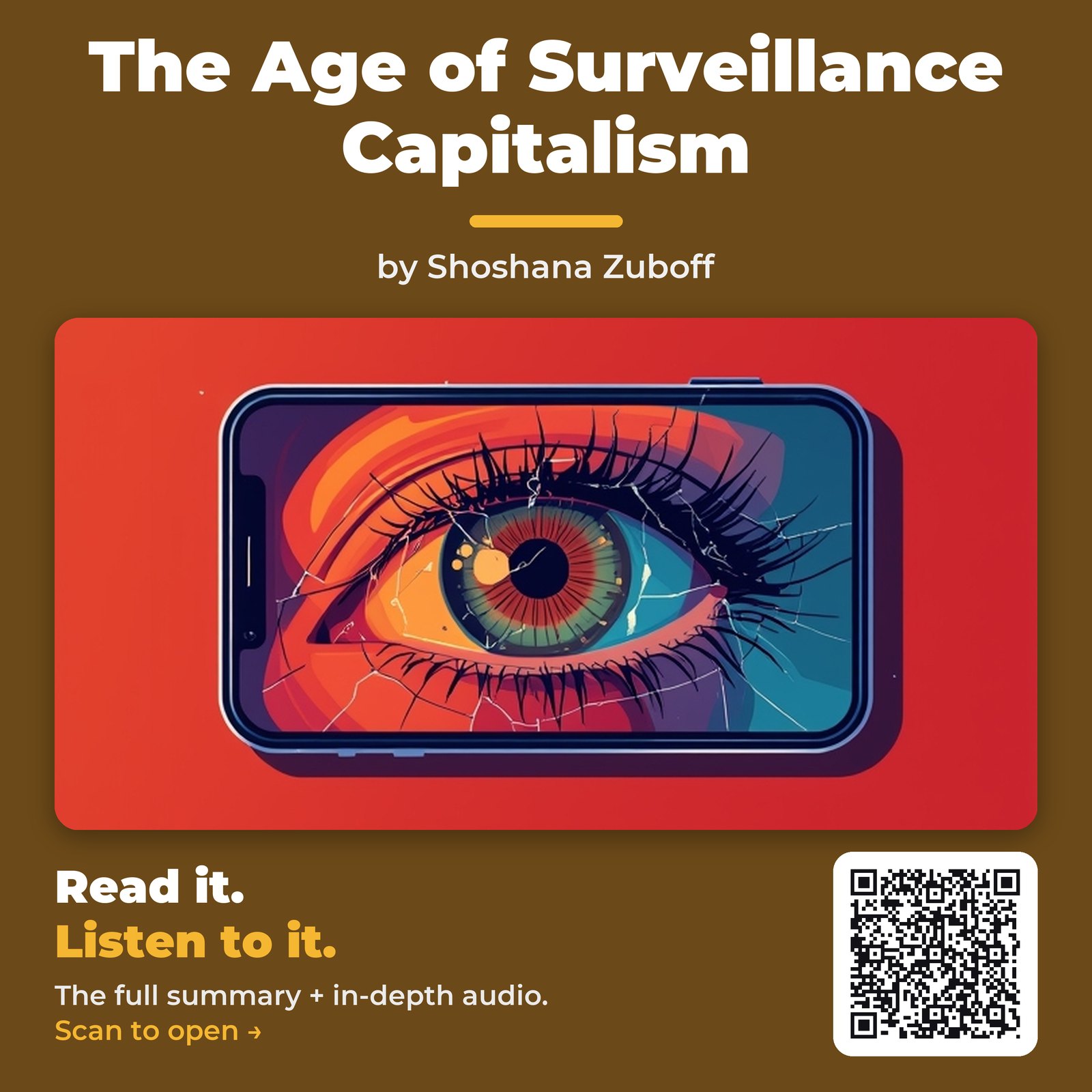 The Age of Surveillance Capitalism — by Shoshana Zuboff