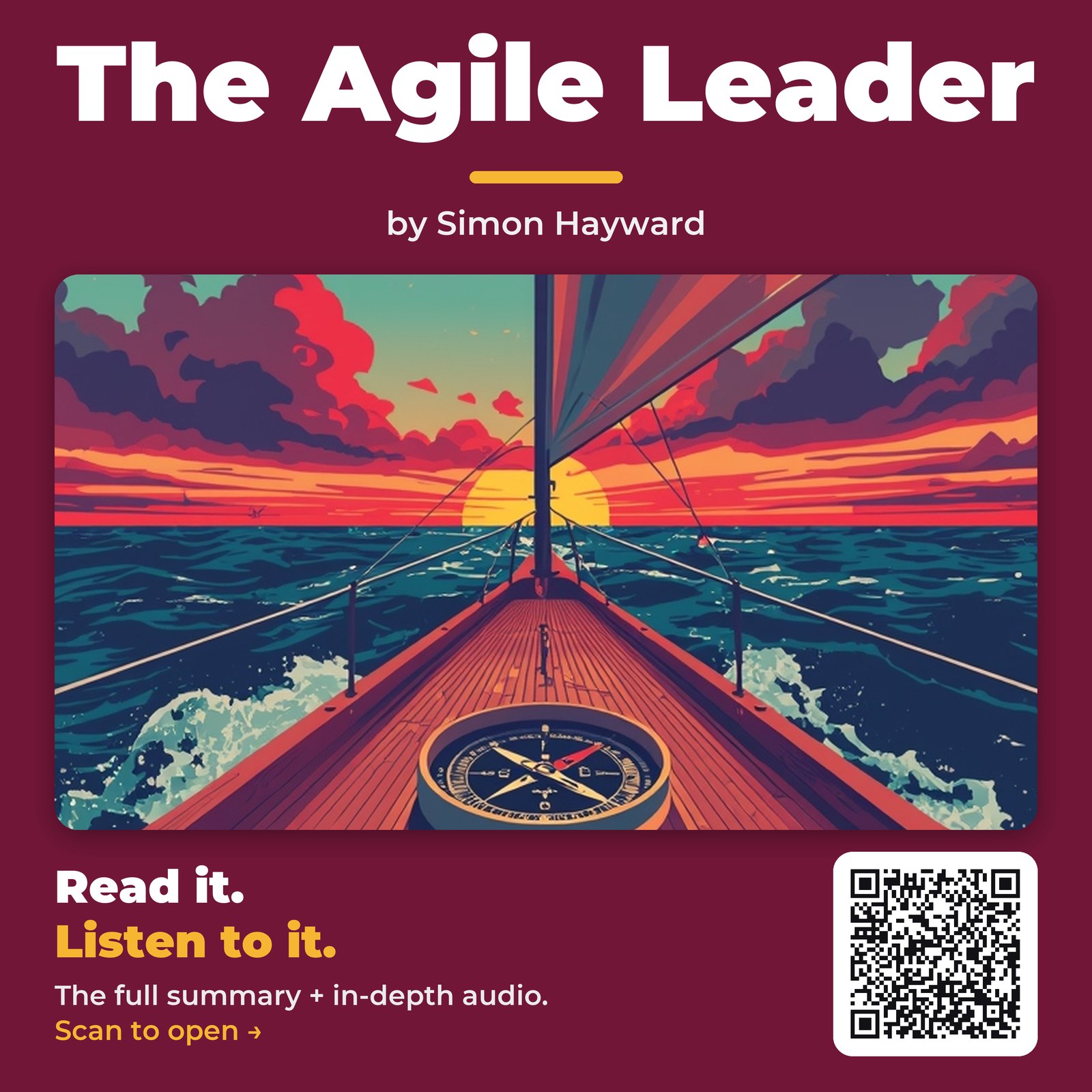 The Agile Leader — by Simon Hayward