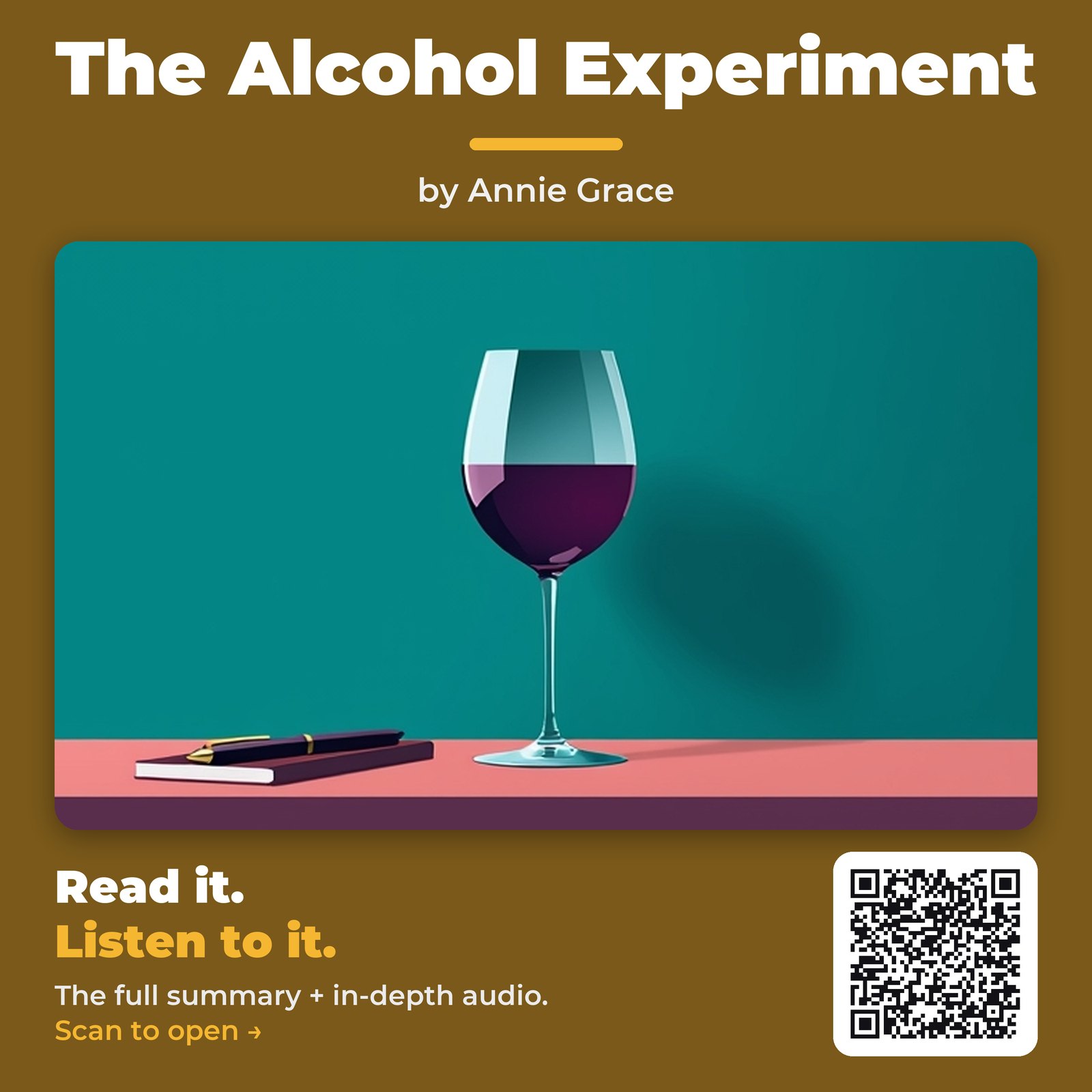 The Alcohol Experiment — by Annie Grace
