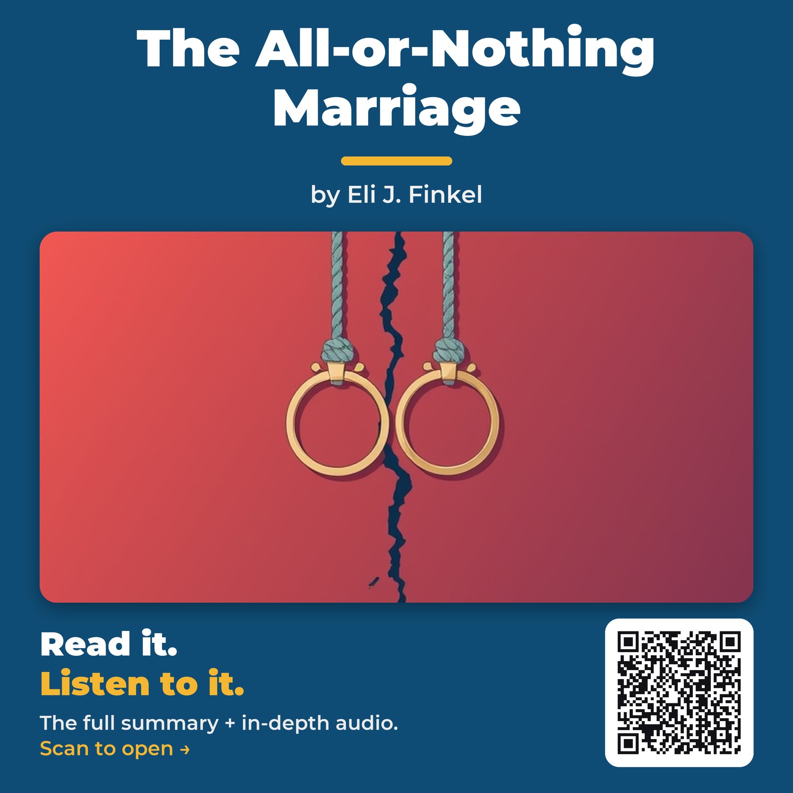The All-or-Nothing Marriage — by Eli J. Finkel