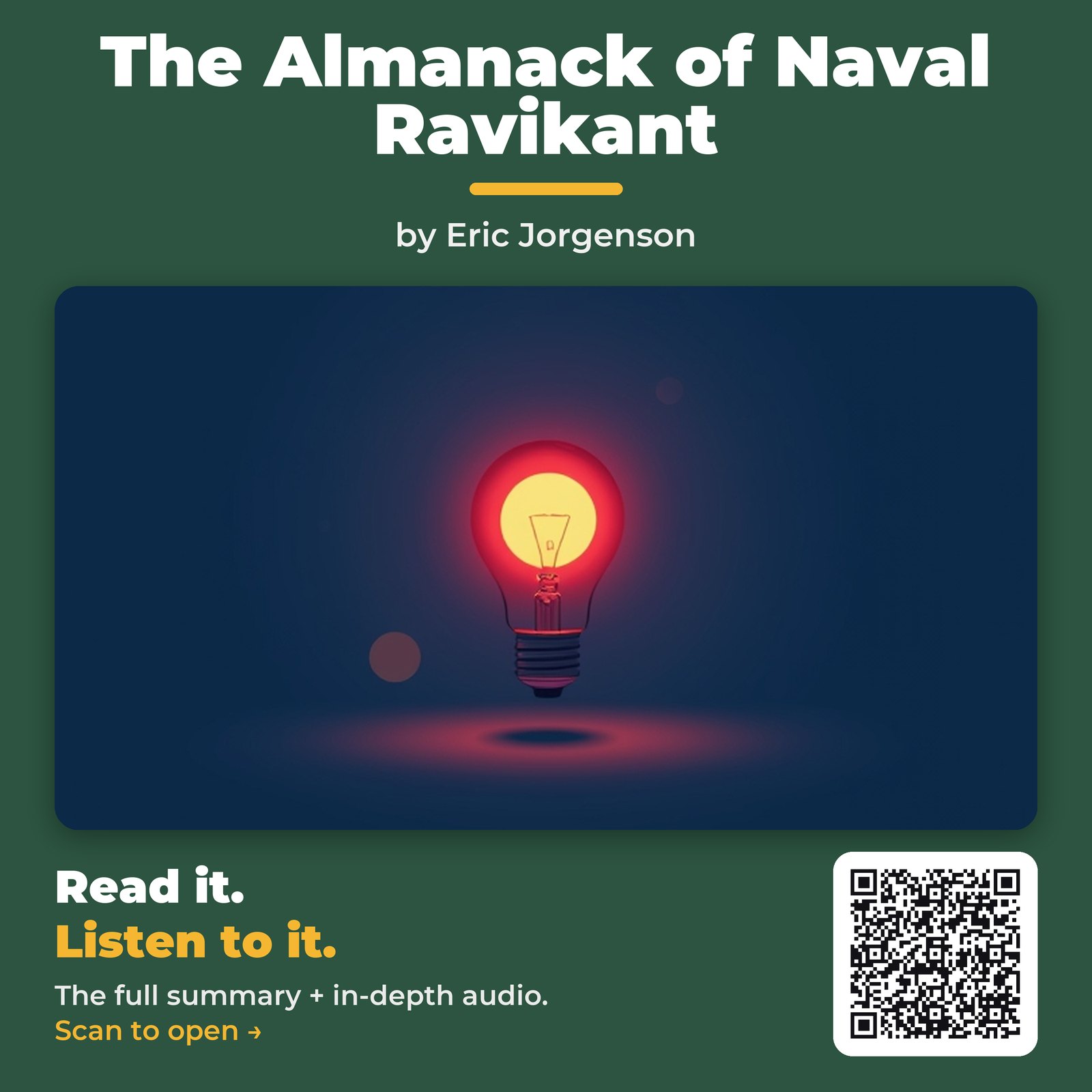 The Almanack of Naval Ravikant — by Eric Jorgenson