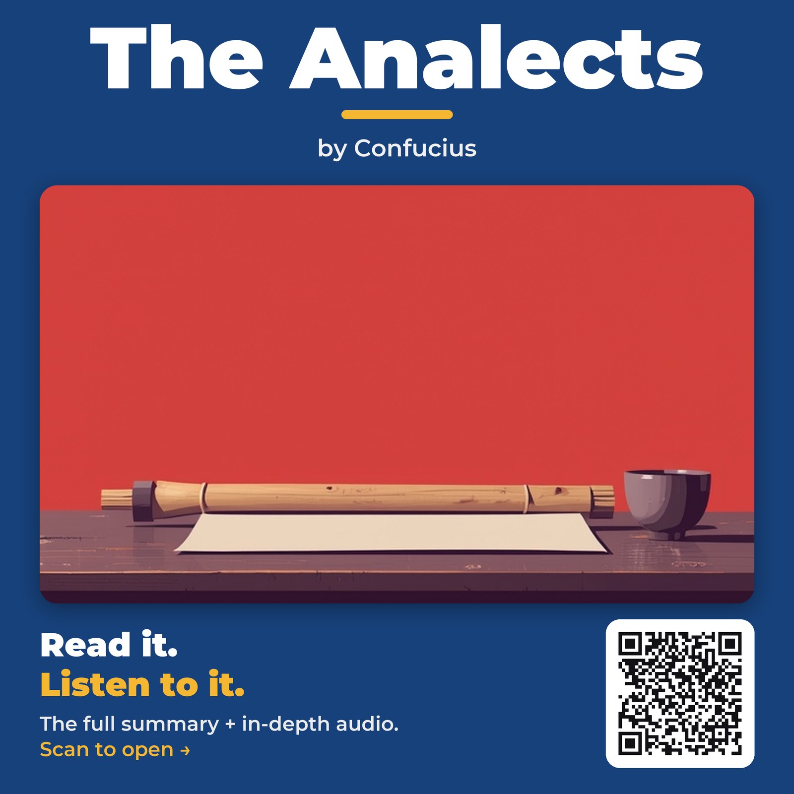 The Analects — by Confucius