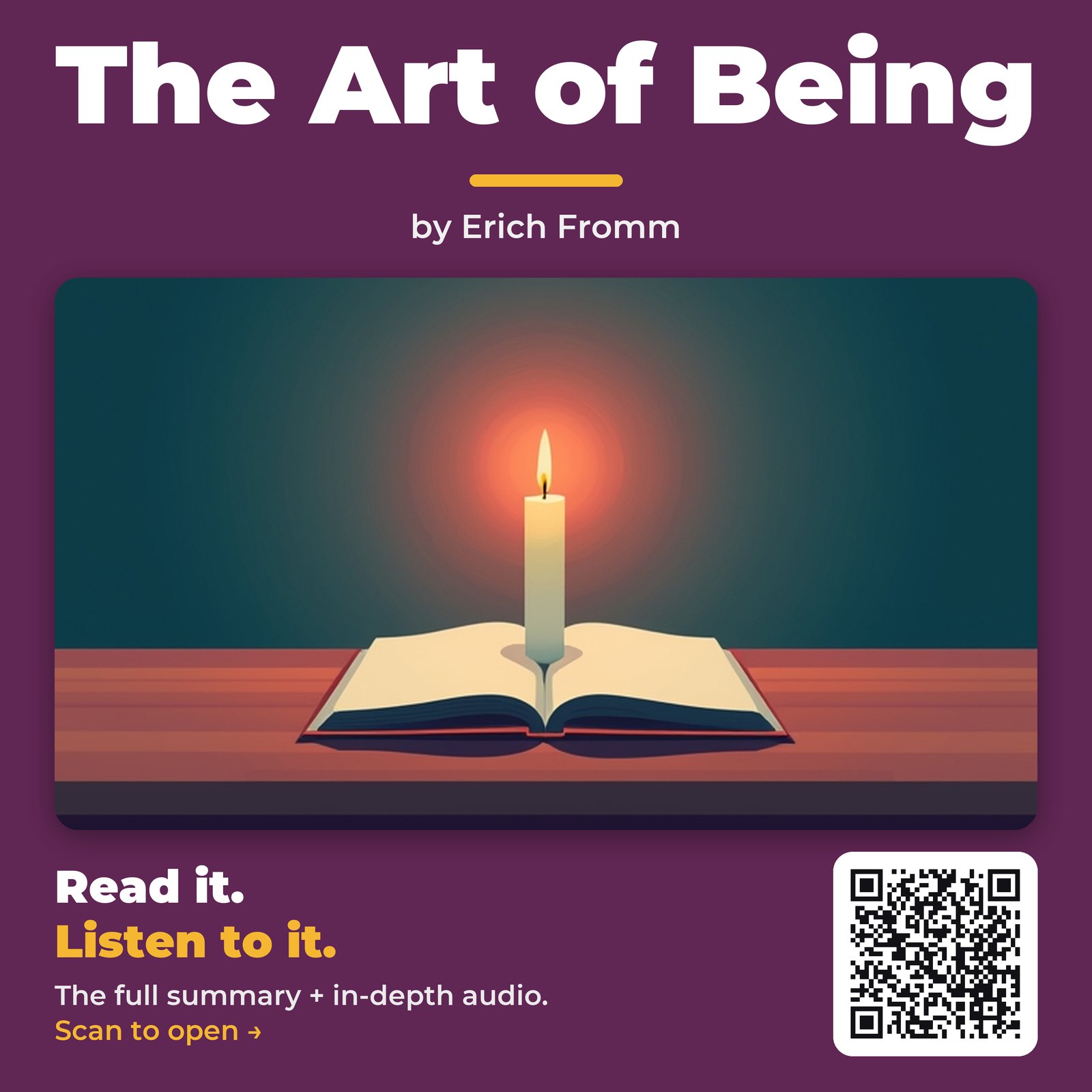 The Art of Being — by Erich Fromm