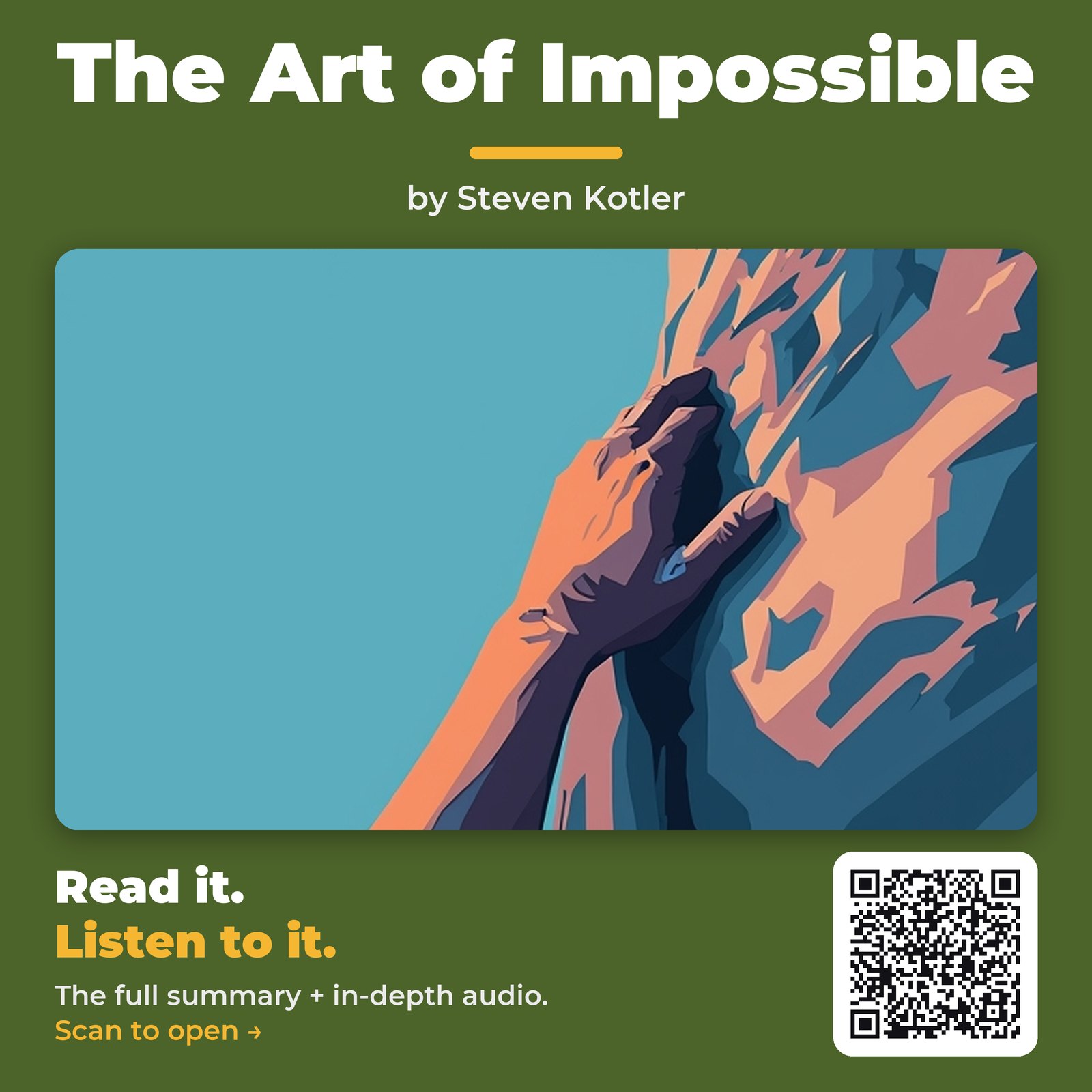 The Art of Impossible — by Steven Kotler