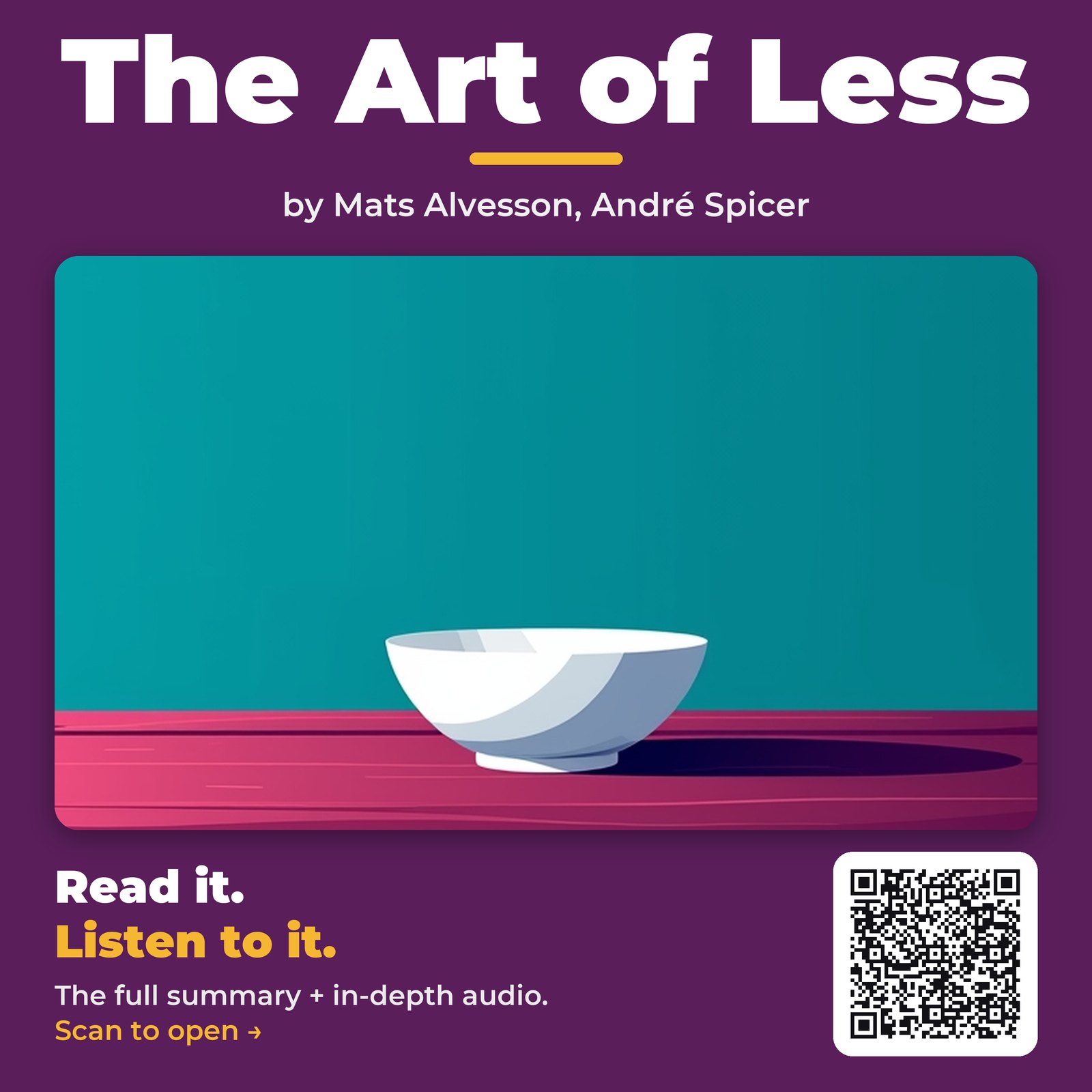 The Art of Less — by Mats Alvesson, André Spicer