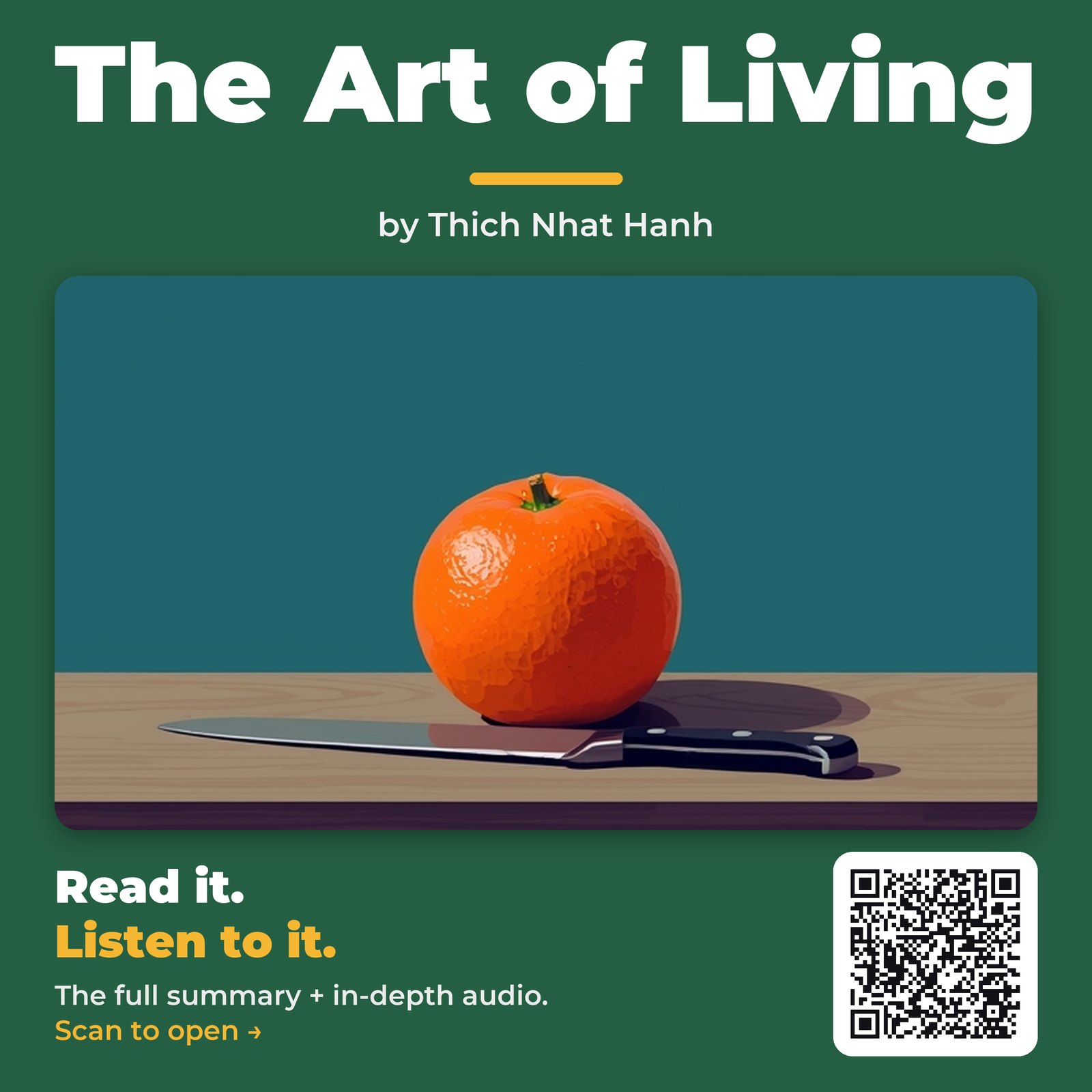 The Art of Living — by Thich Nhat Hanh