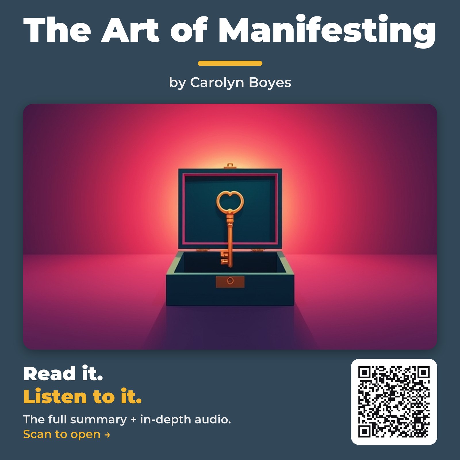 The Art of Manifesting — by Carolyn Boyes