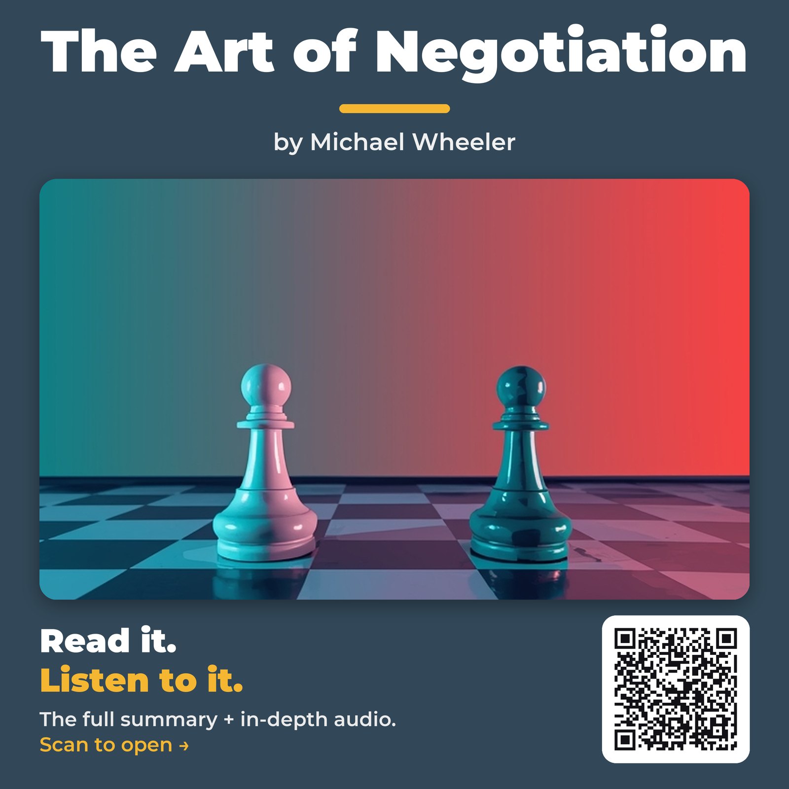 The Art of Negotiation — by Michael Wheeler