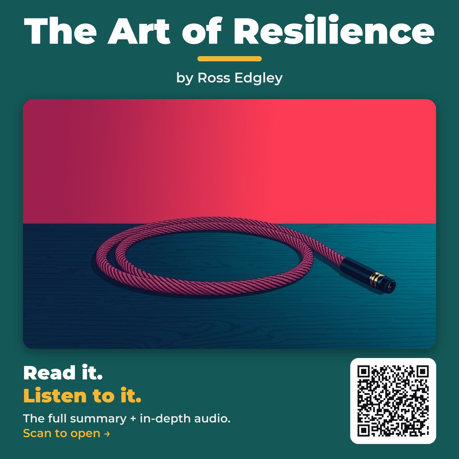 The Art of Resilience — by Ross Edgley
