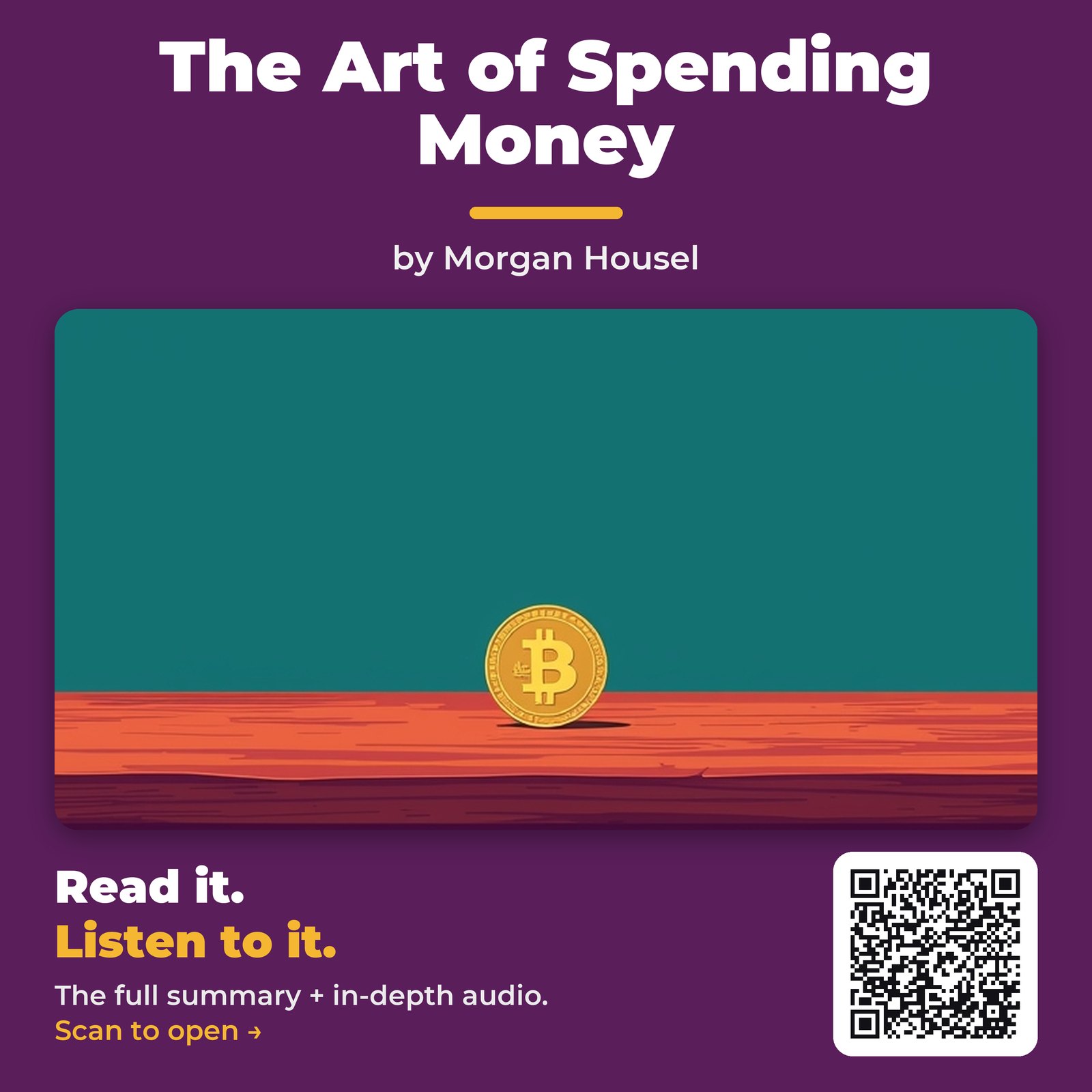 The Art of Spending Money — by Morgan Housel