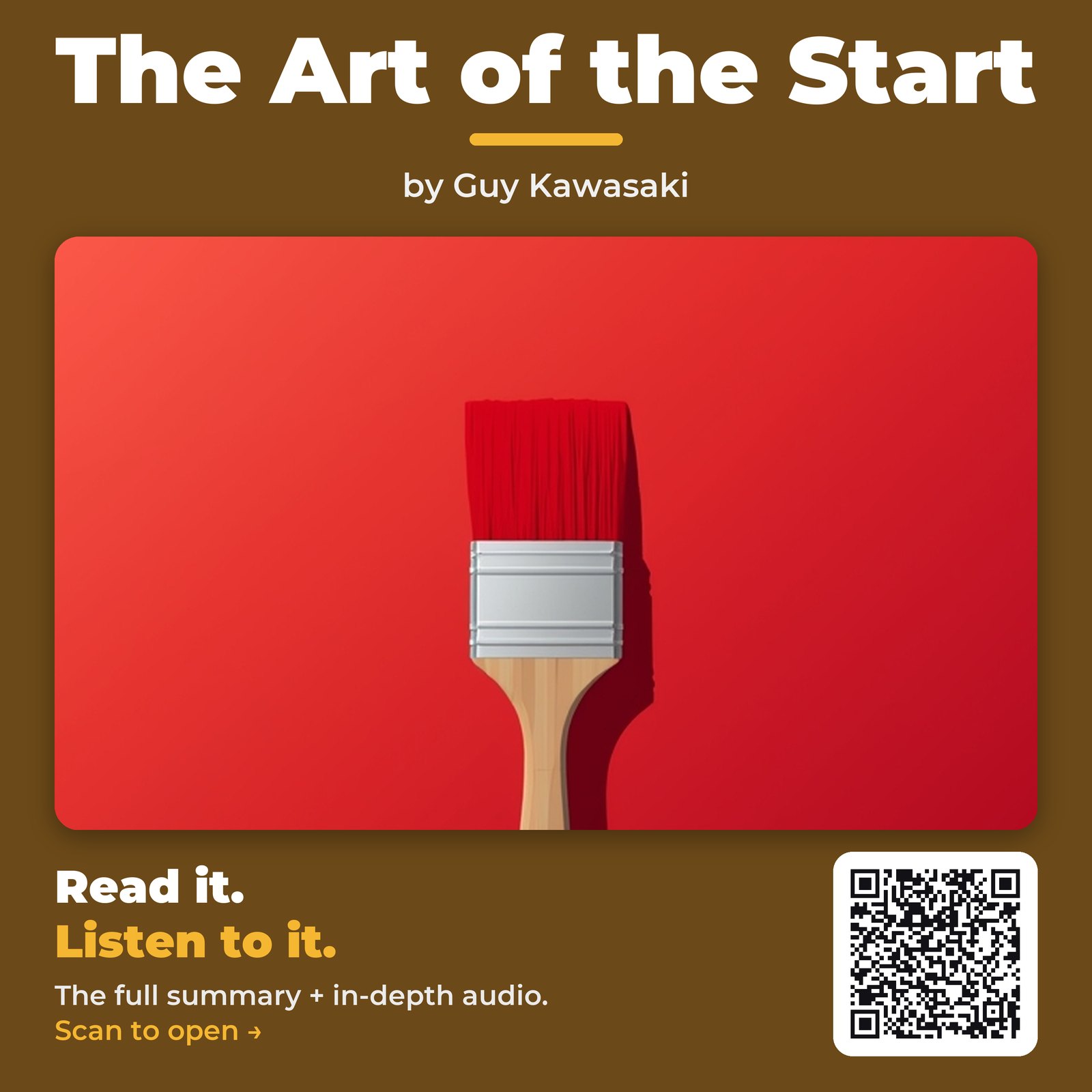 The Art of the Start — by Guy Kawasaki
