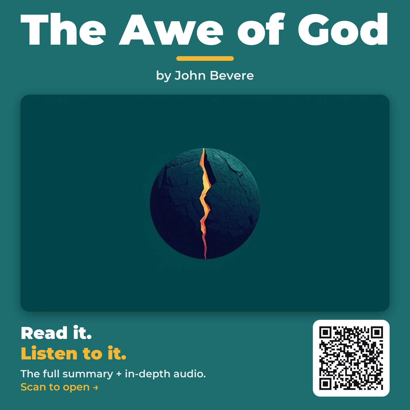 The Awe of God — by John Bevere