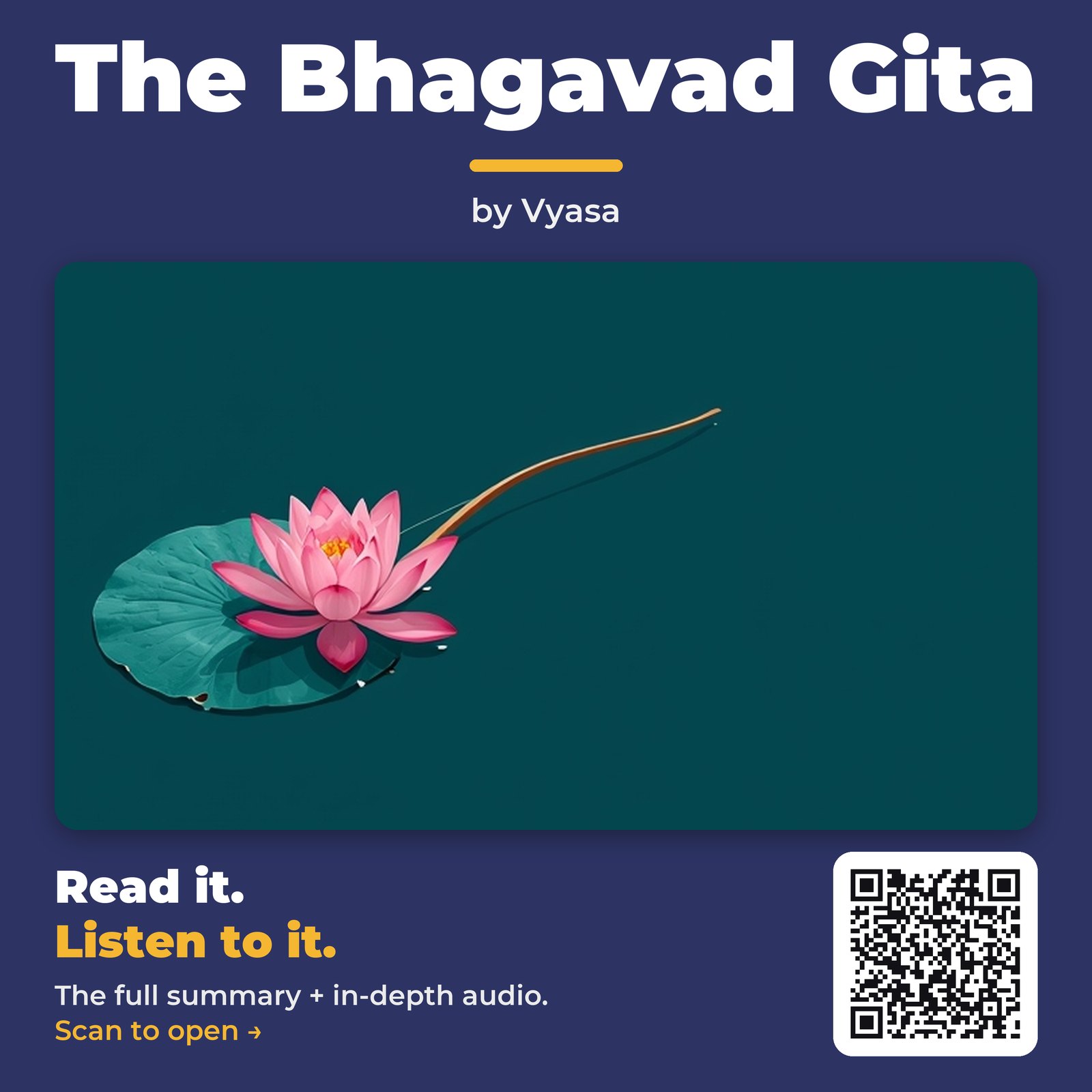 The Bhagavad Gita — by Vyasa